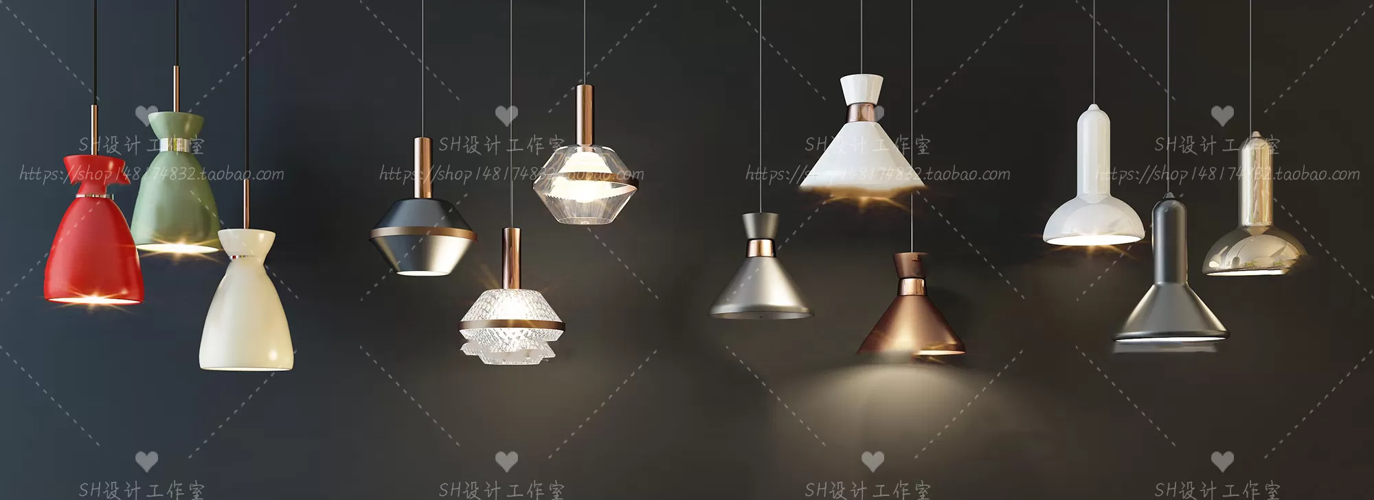 Lights – Chandelier 3D Models – 0665