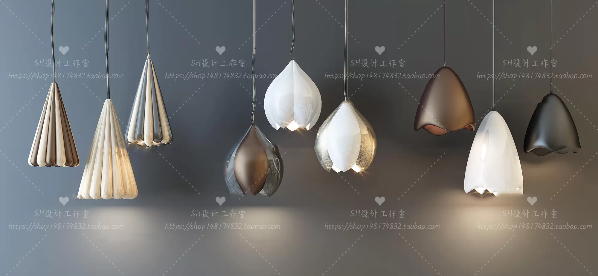 Lights – Chandelier 3D Models – 0666