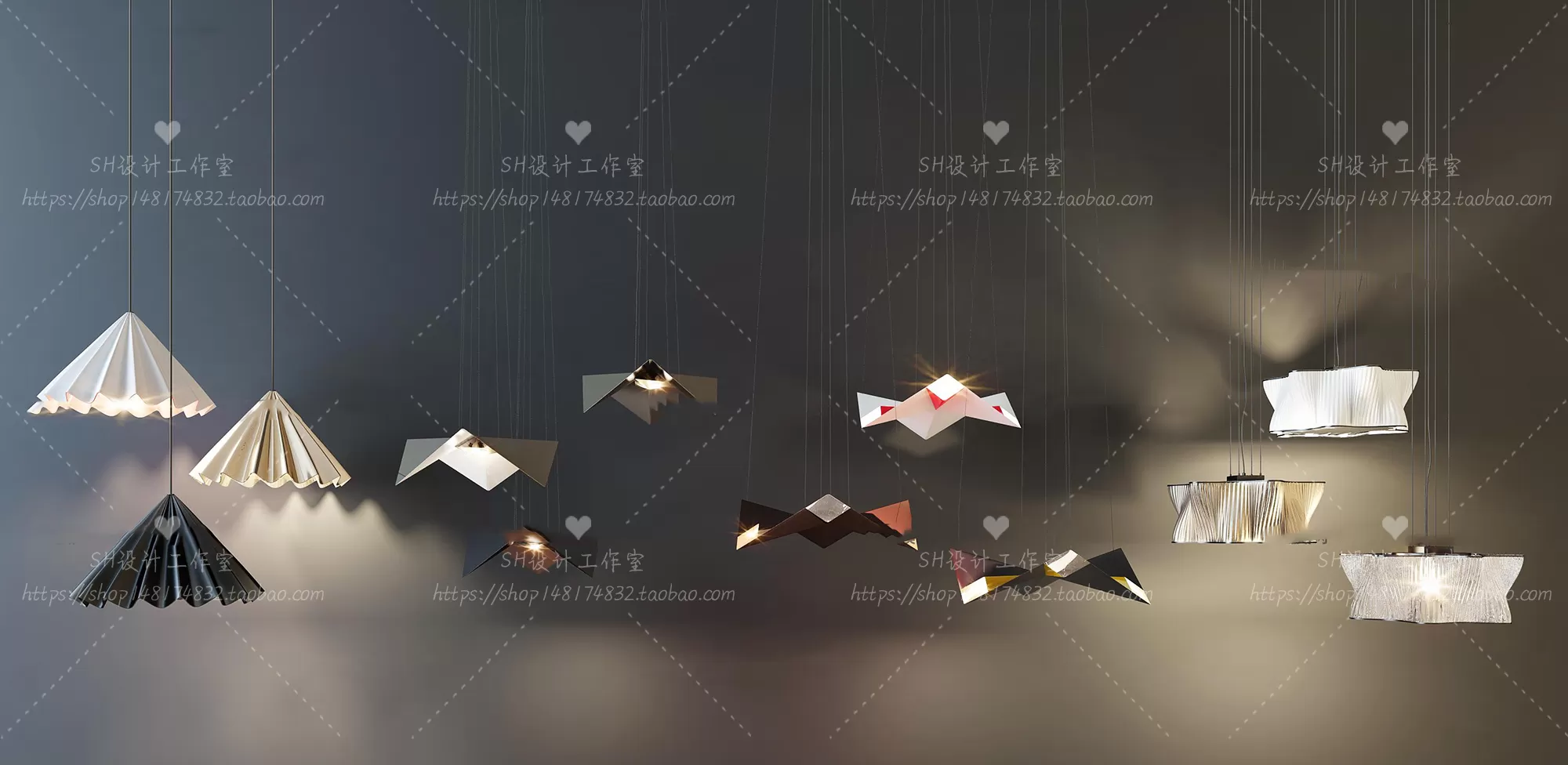 Lights – Chandelier 3D Models – 0668