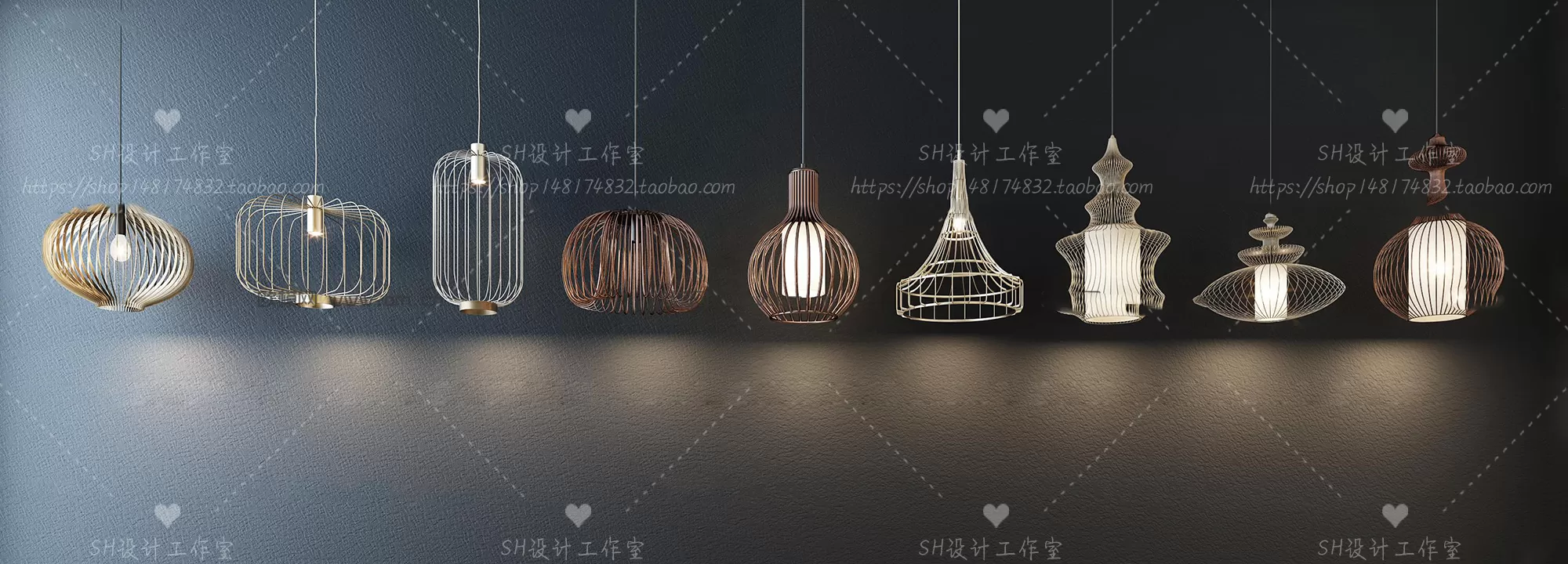 Lights – Chandelier 3D Models – 0669