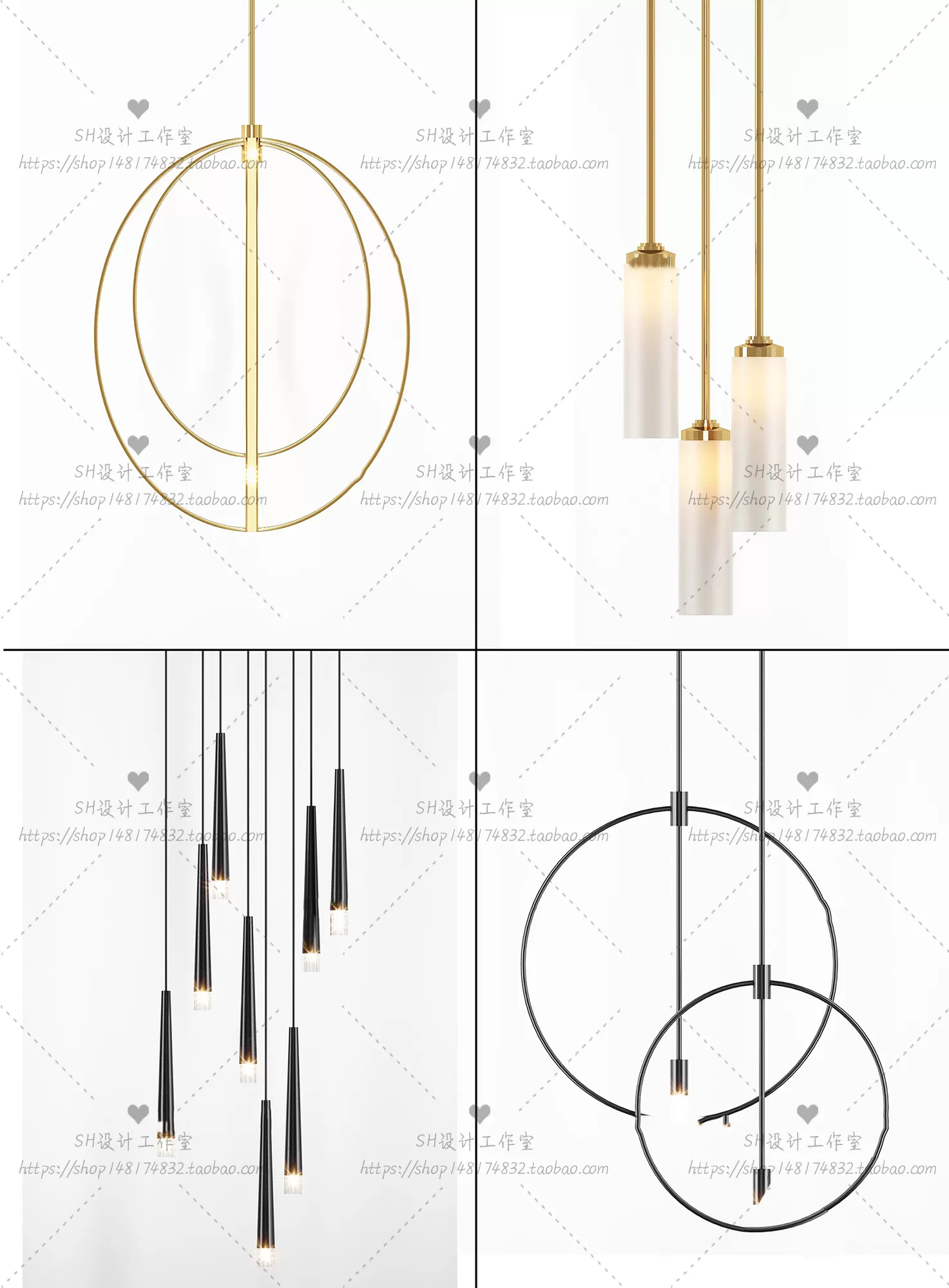 Lights – Chandelier 3D Models – 0673