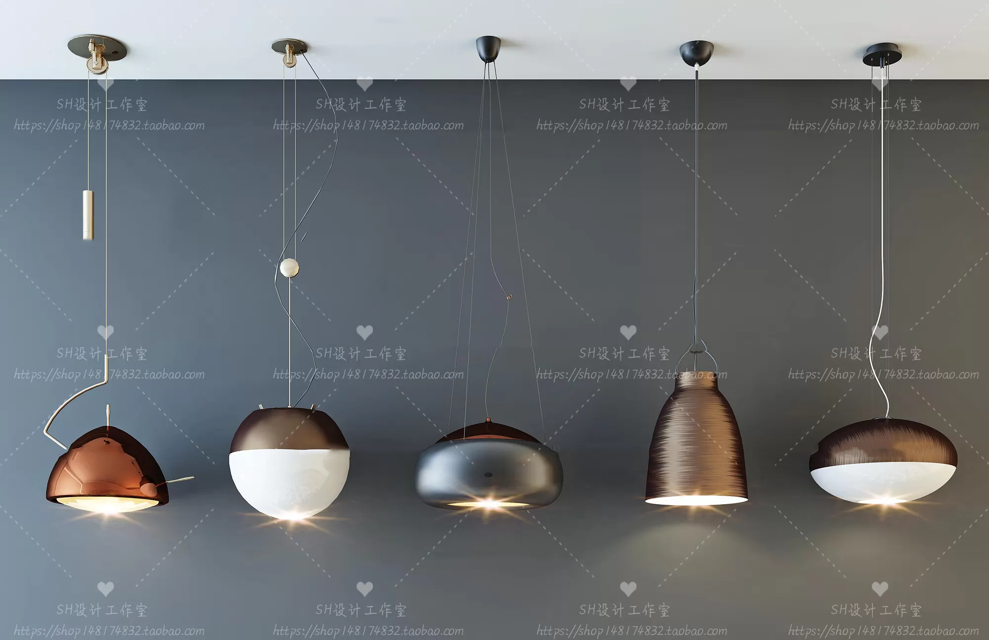 Lights – Chandelier 3D Models – 0675