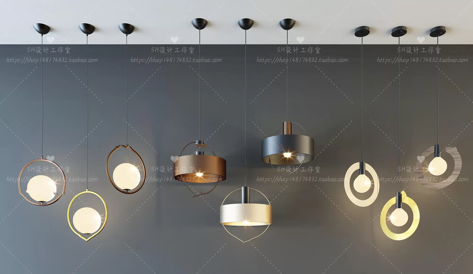 Lights – Chandelier 3D Models – 0676