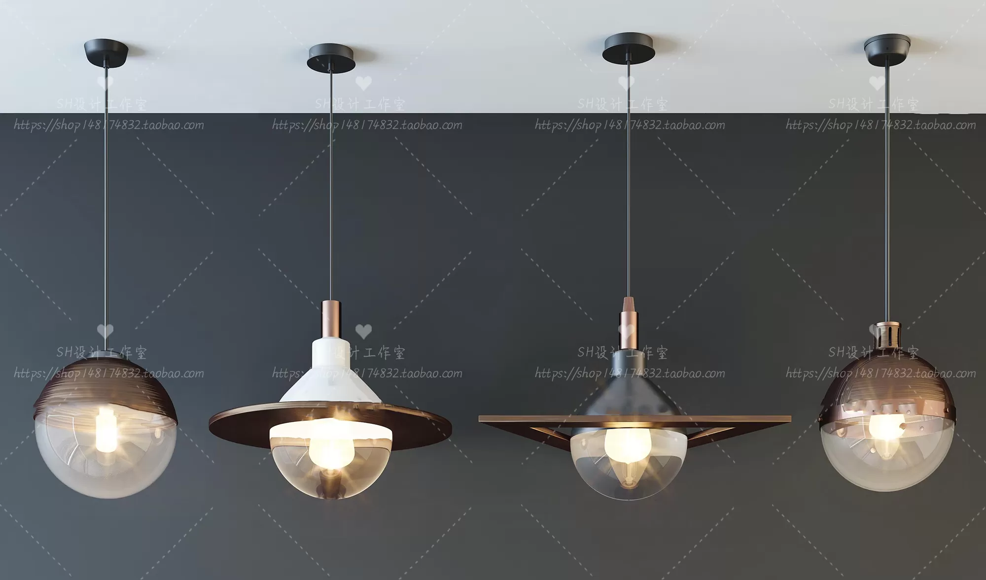 Lights – Chandelier 3D Models – 0677