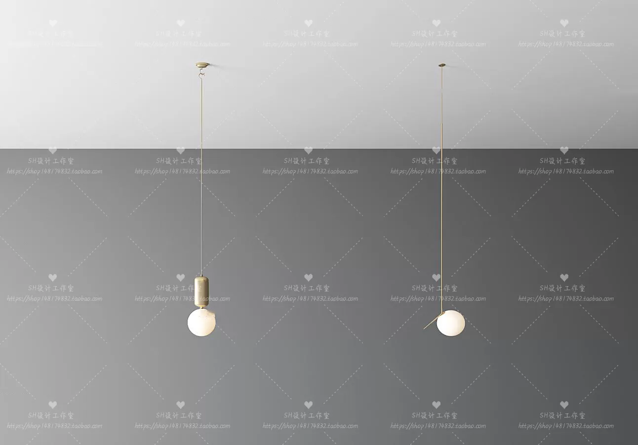 Lights – Chandelier 3D Models – 0678