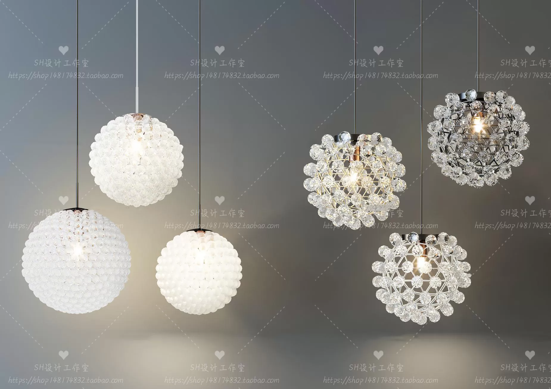 Lights – Chandelier 3D Models – 0679