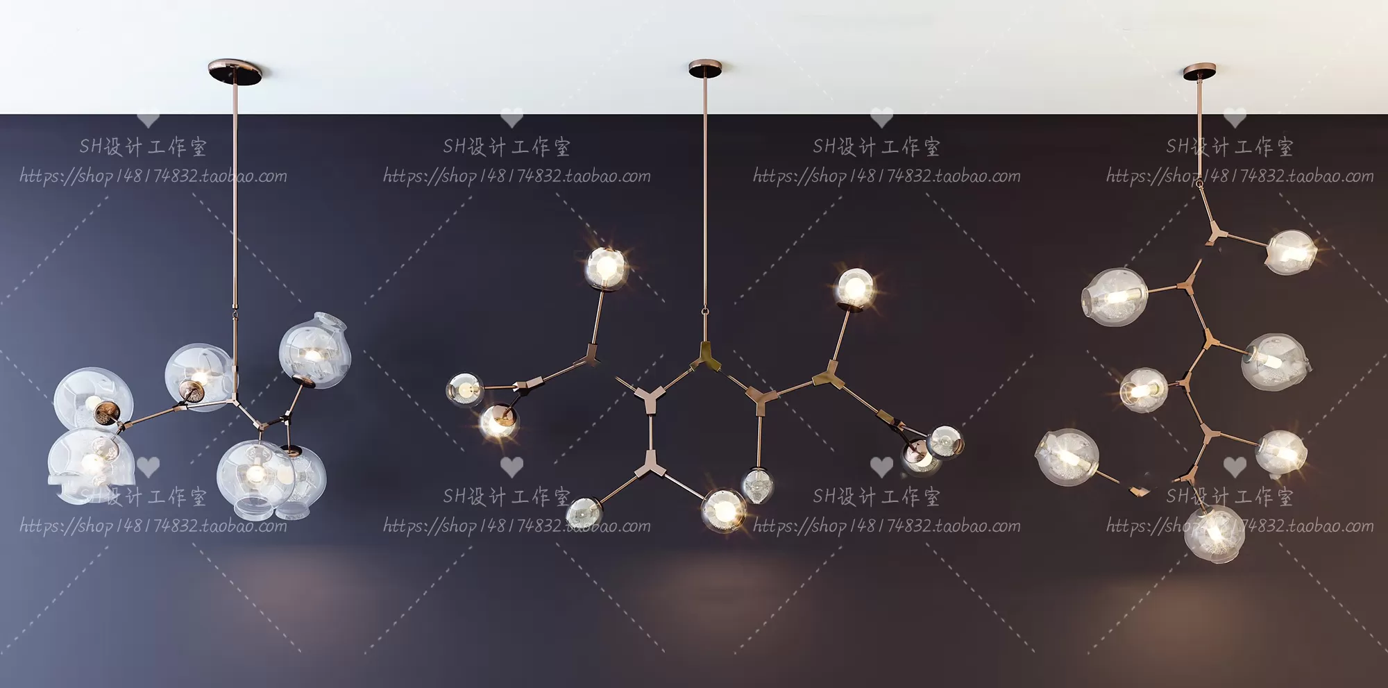Lights – Chandelier 3D Models – 0688