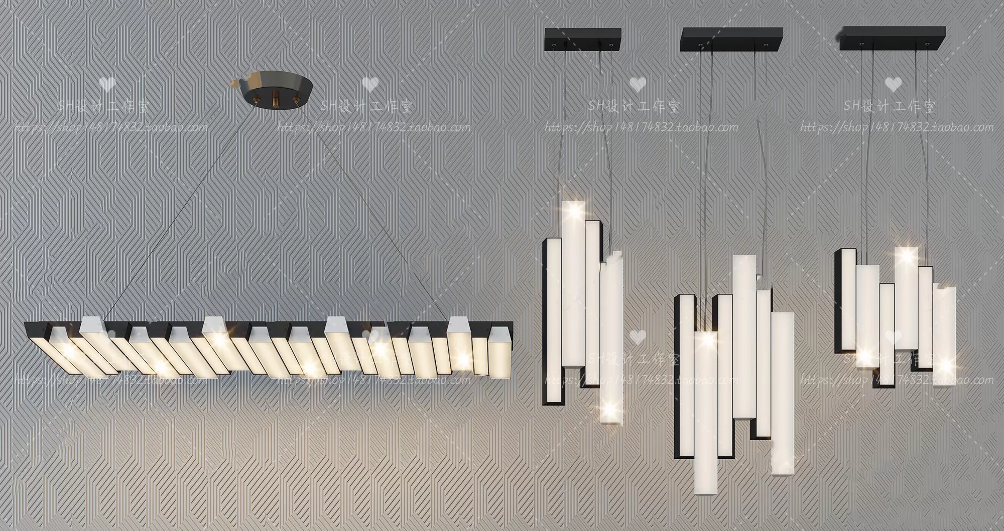 Lights – Chandelier 3D Models – 0720