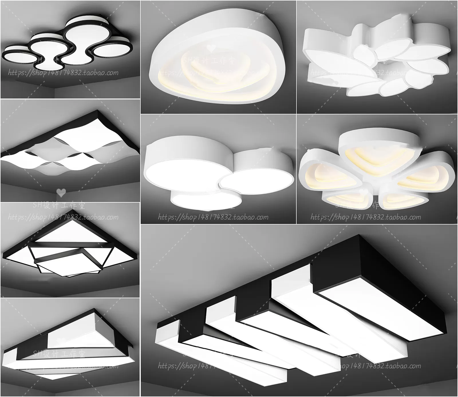 Lights – Chandelier 3D Models – 0772