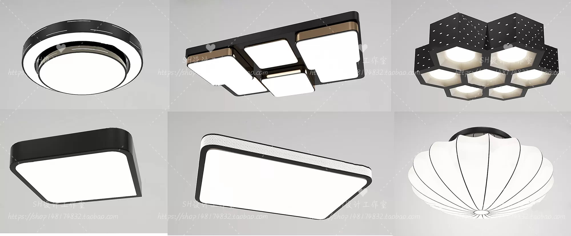 Lights – Chandelier 3D Models – 0776