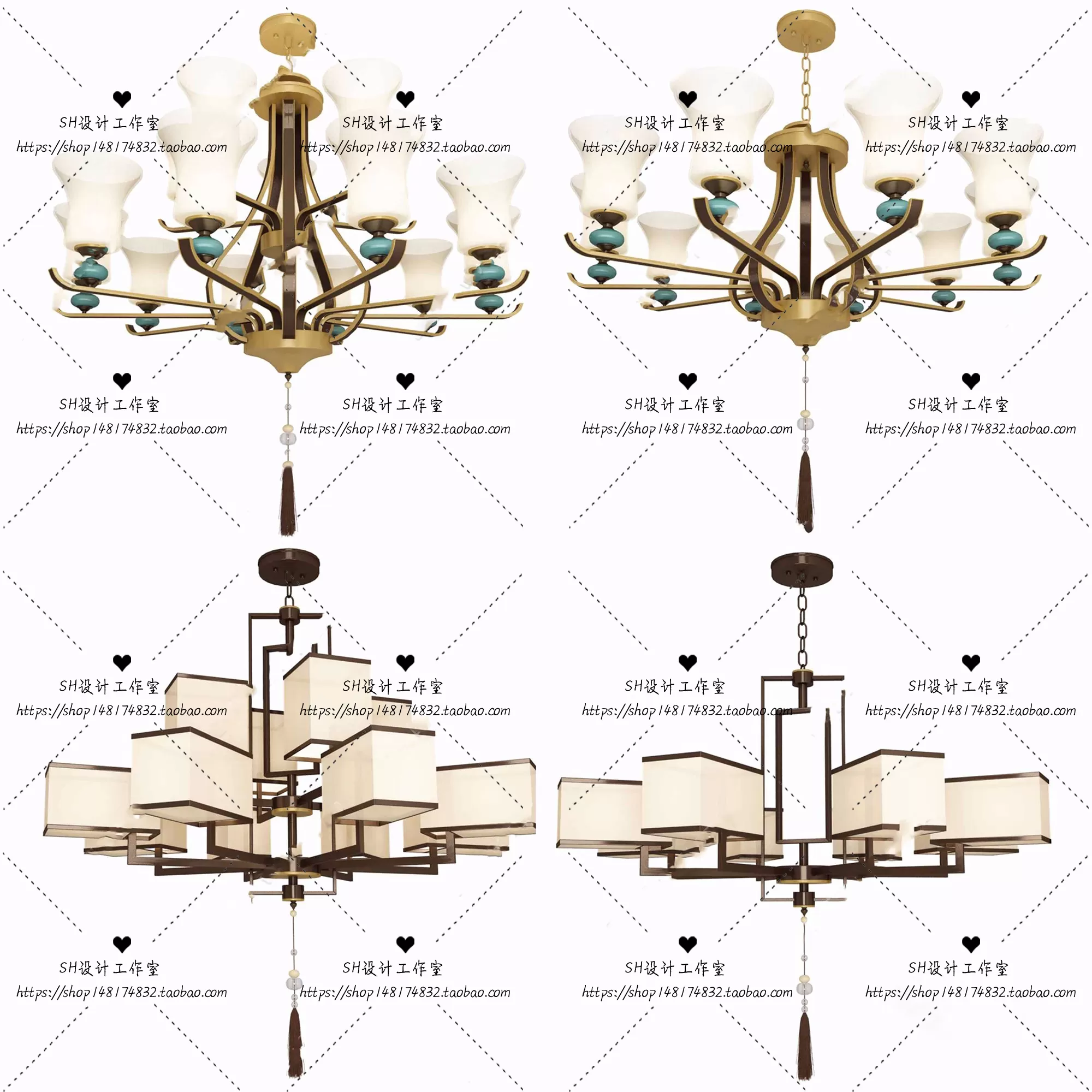 Lights – Chandelier 3D Models – 0785