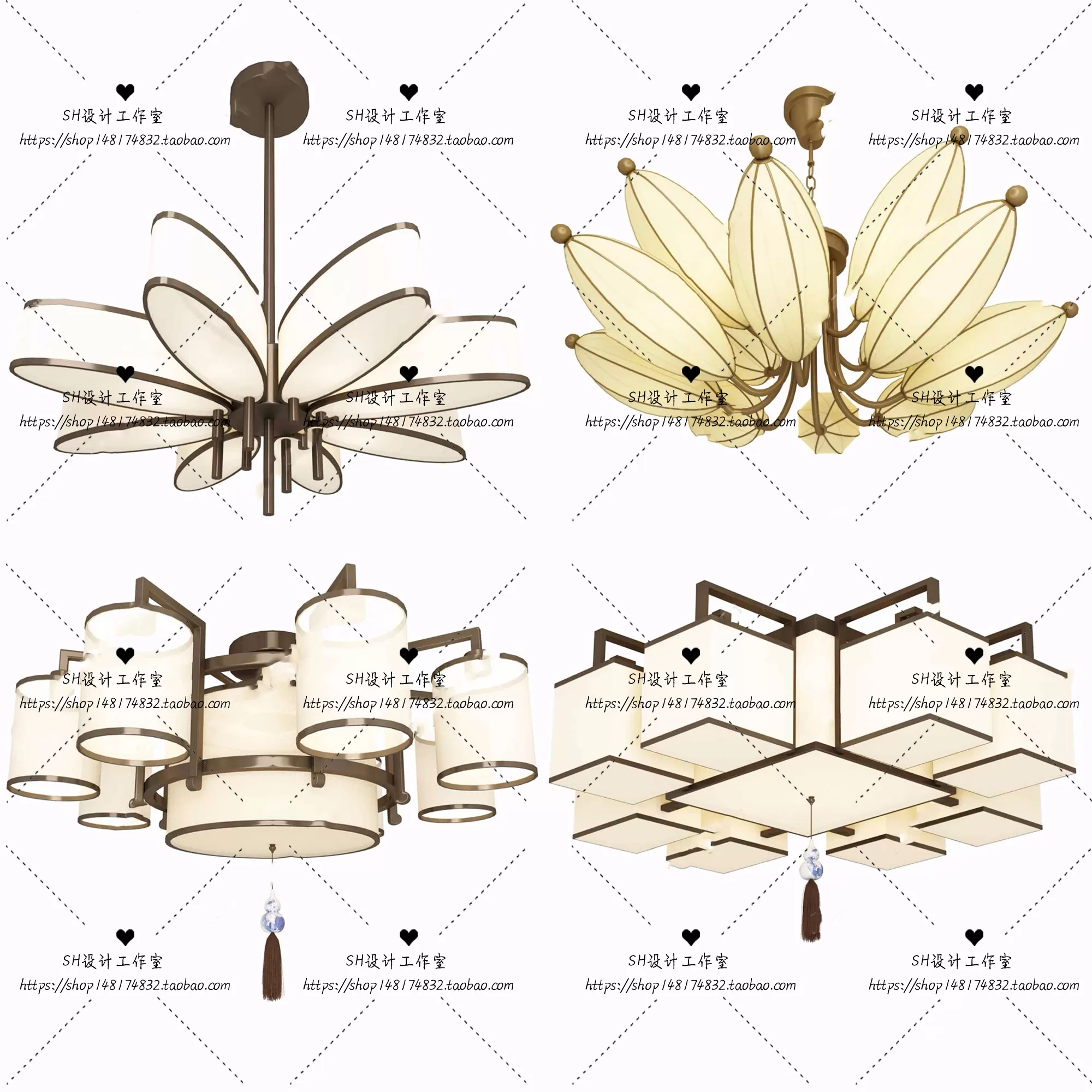 Lights – Chandelier 3D Models – 0786