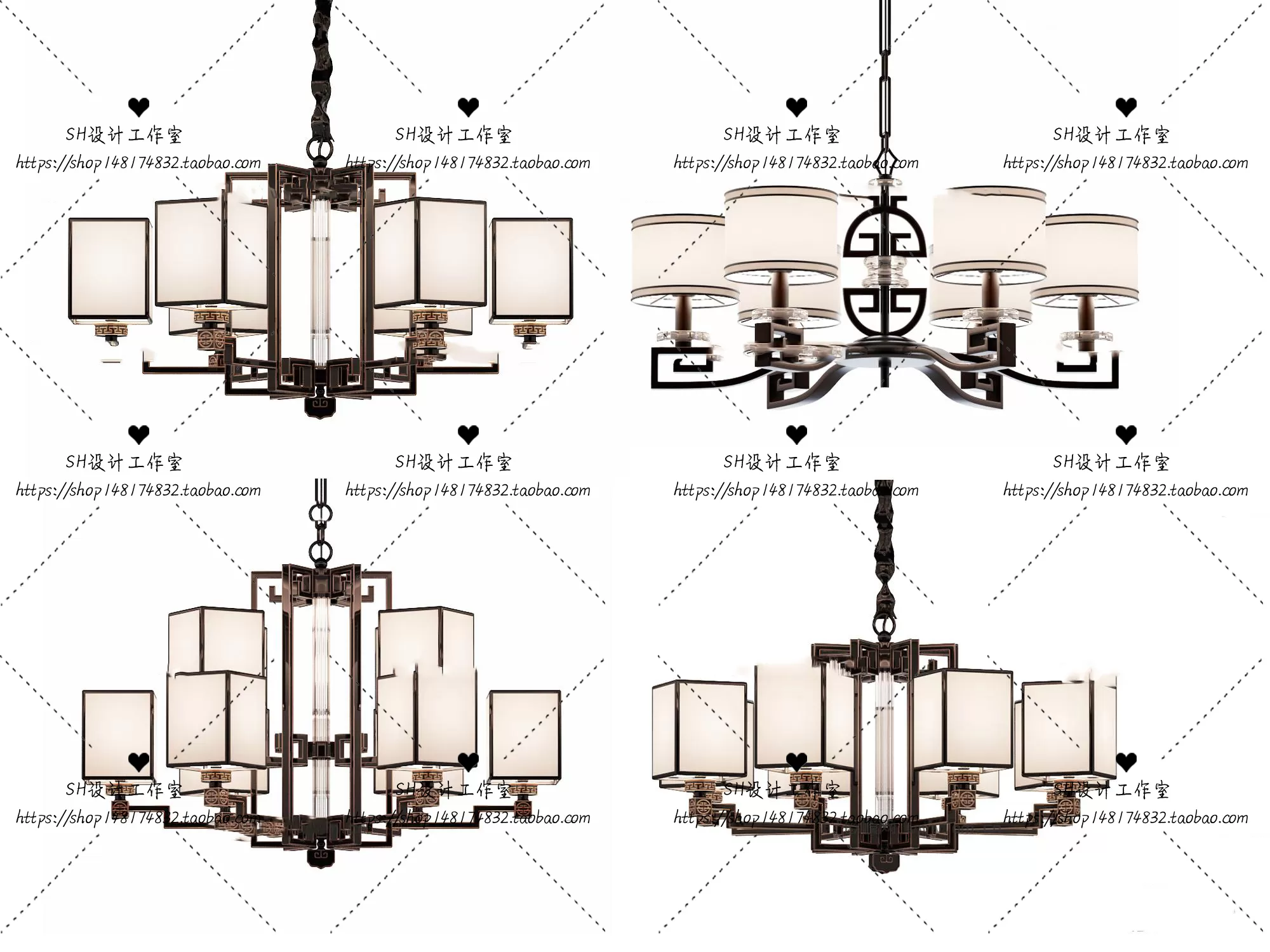Lights – Chandelier 3D Models – 0787