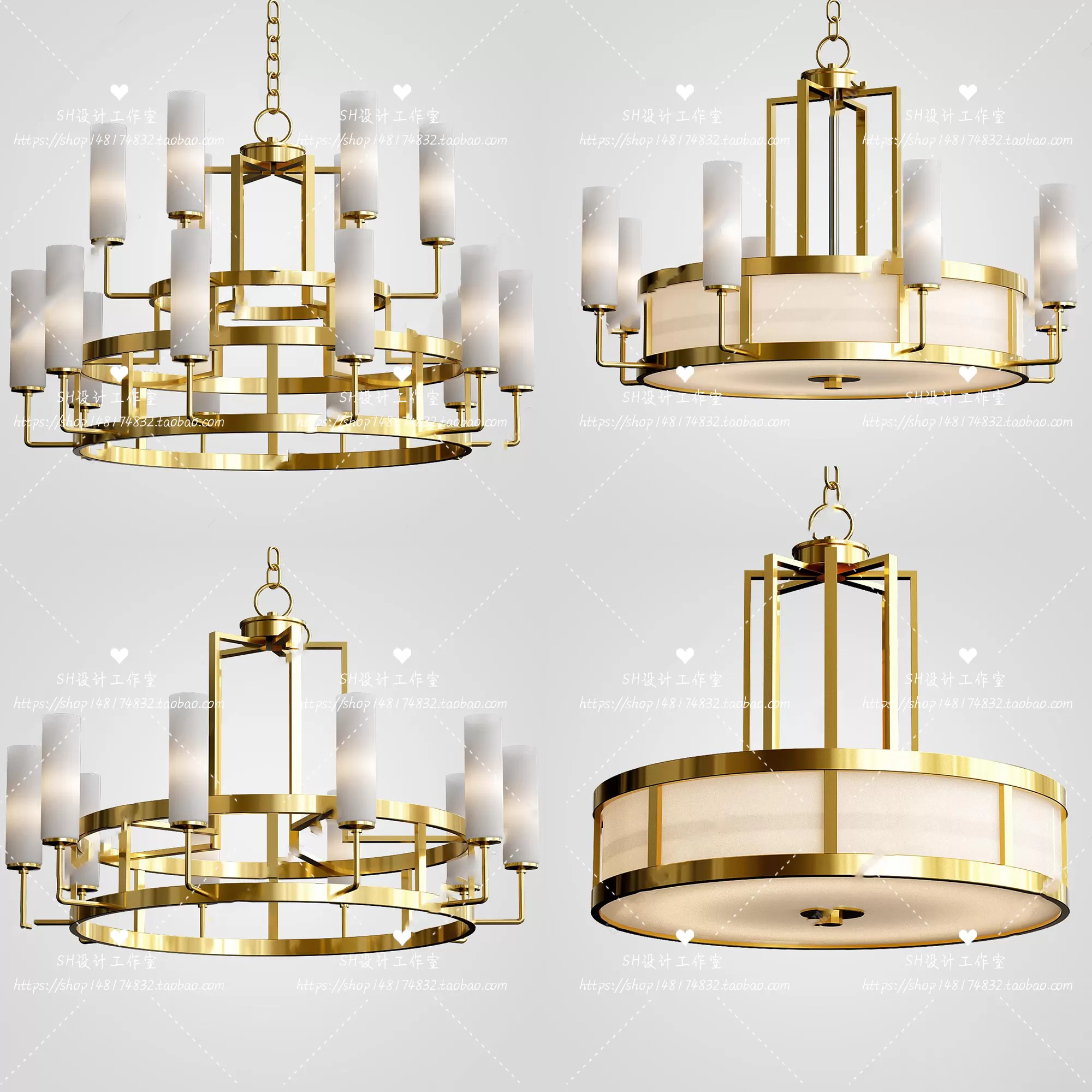 Lights – Chandelier 3D Models – 0789