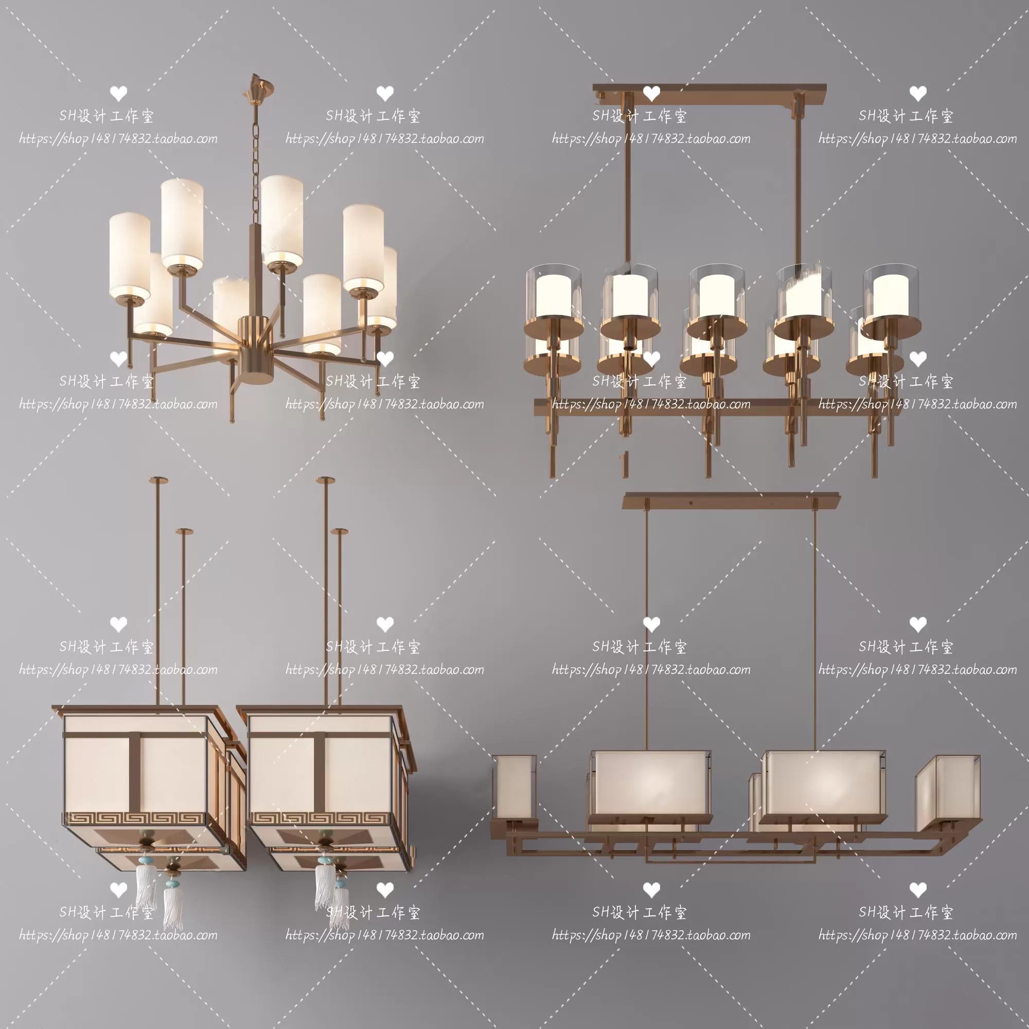 Lights – Chandelier 3D Models – 0795