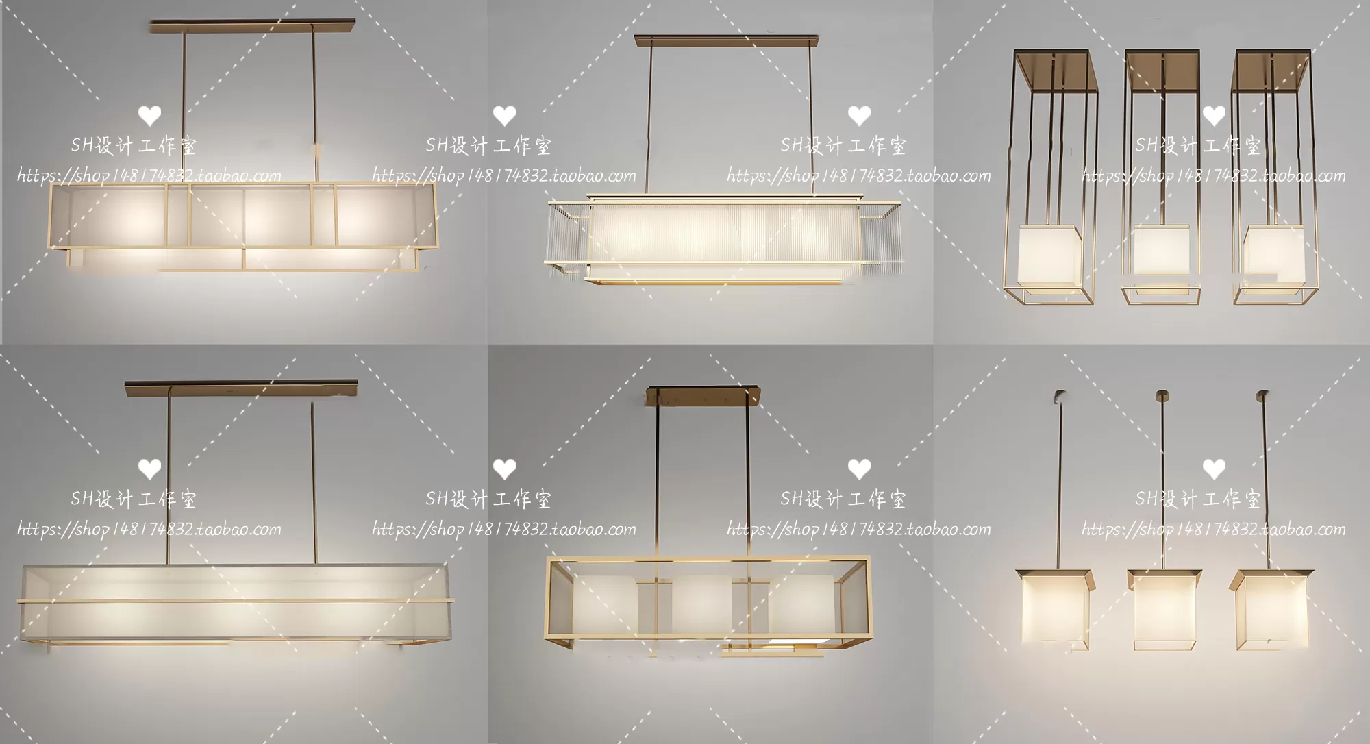 Lights – Chandelier 3D Models – 0800