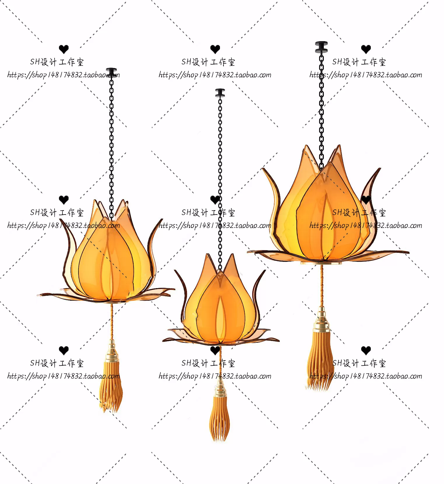 Lights – Chandelier 3D Models – 0807