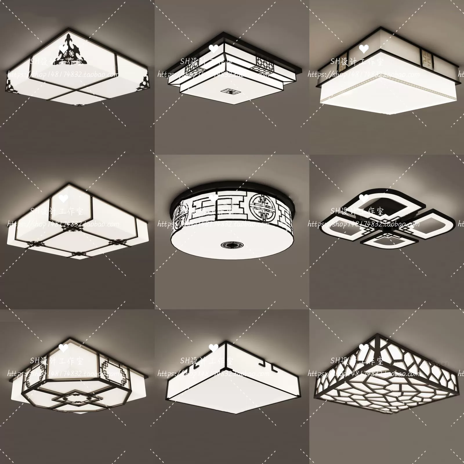 Lights – Chandelier 3D Models – 0813