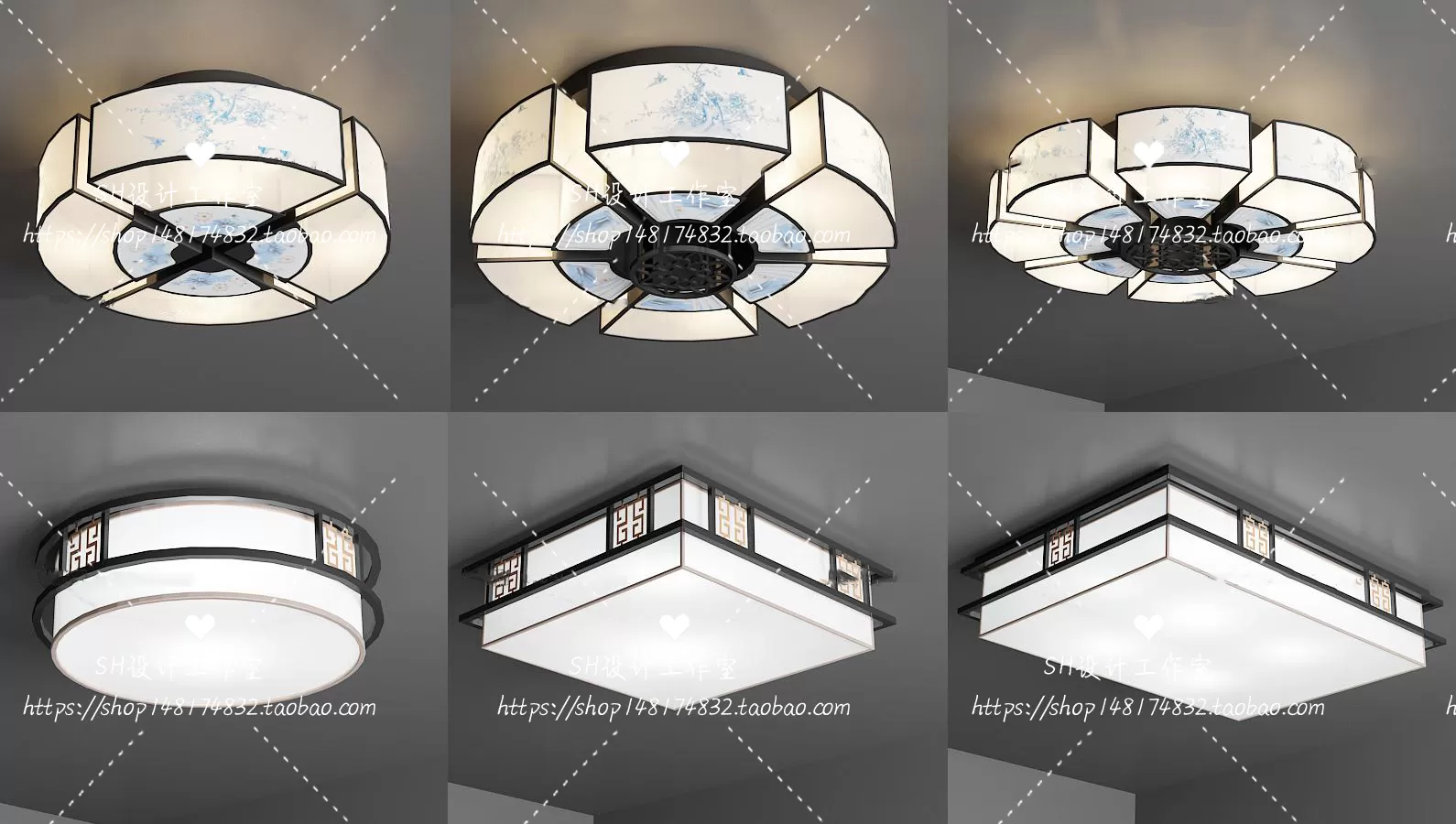 Lights – Chandelier 3D Models – 0814