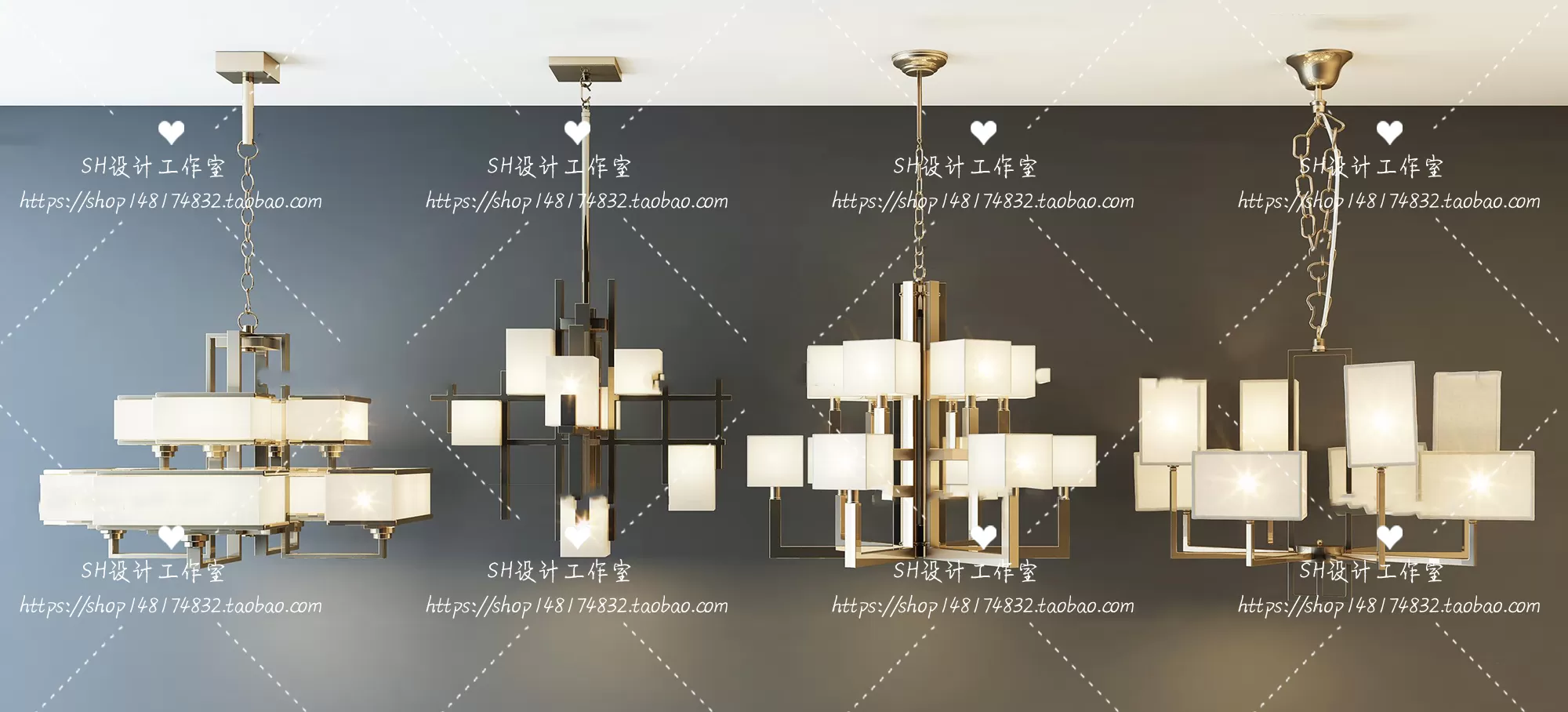 Lights – Chandelier 3D Models – 0816