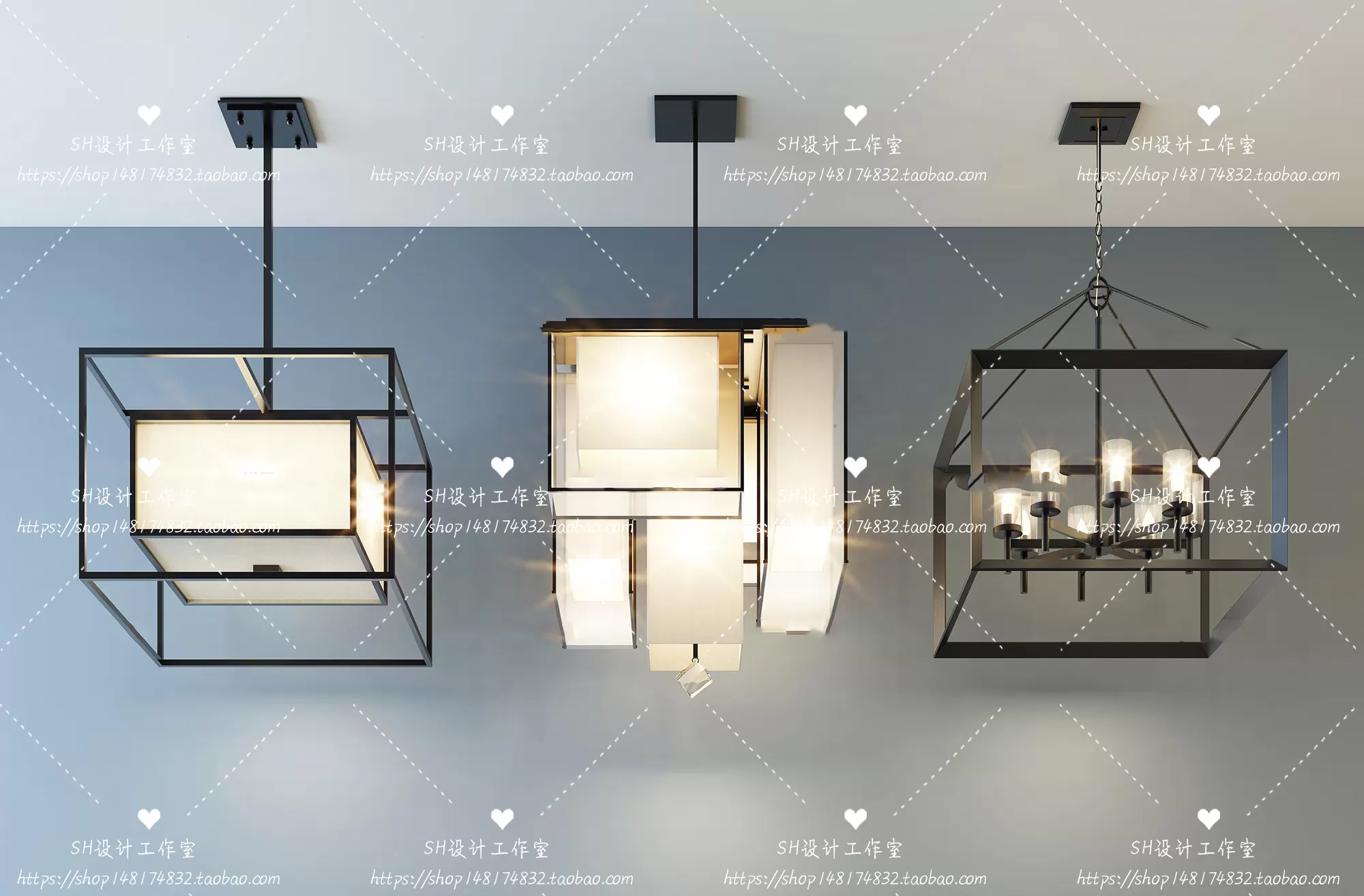 Lights – Chandelier 3D Models – 0820