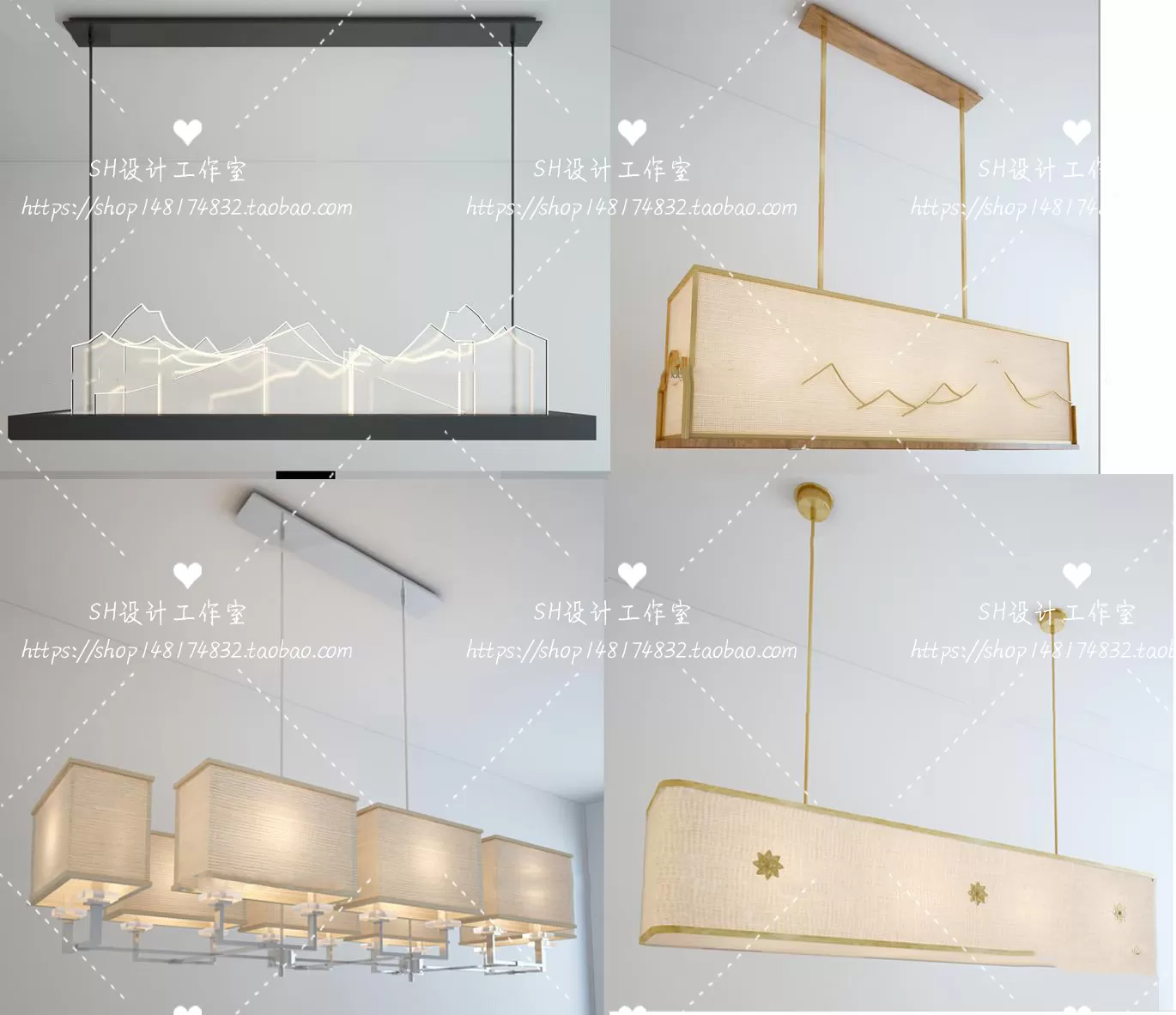 Lights – Chandelier 3D Models – 0825