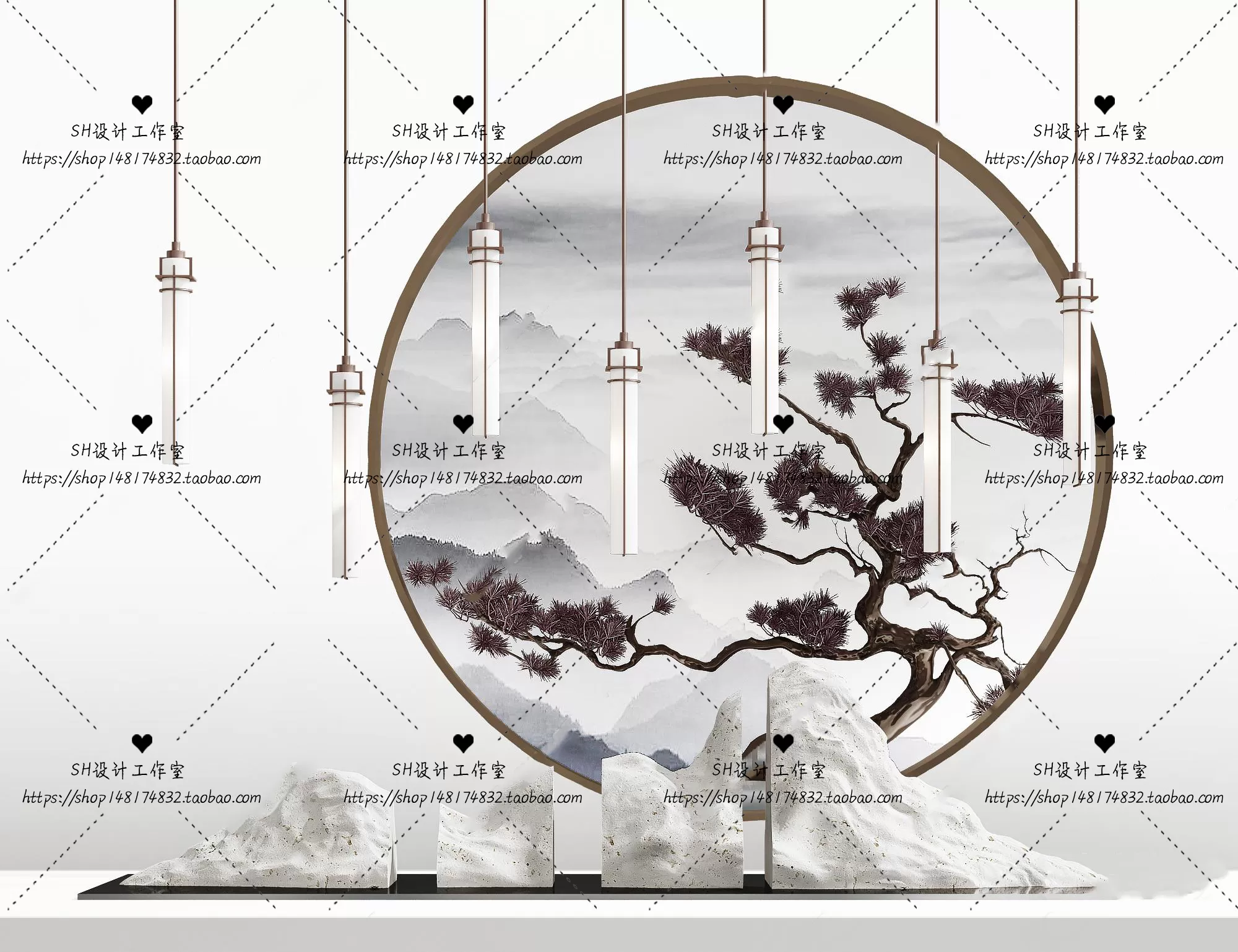 Lights – Chandelier 3D Models – 0852