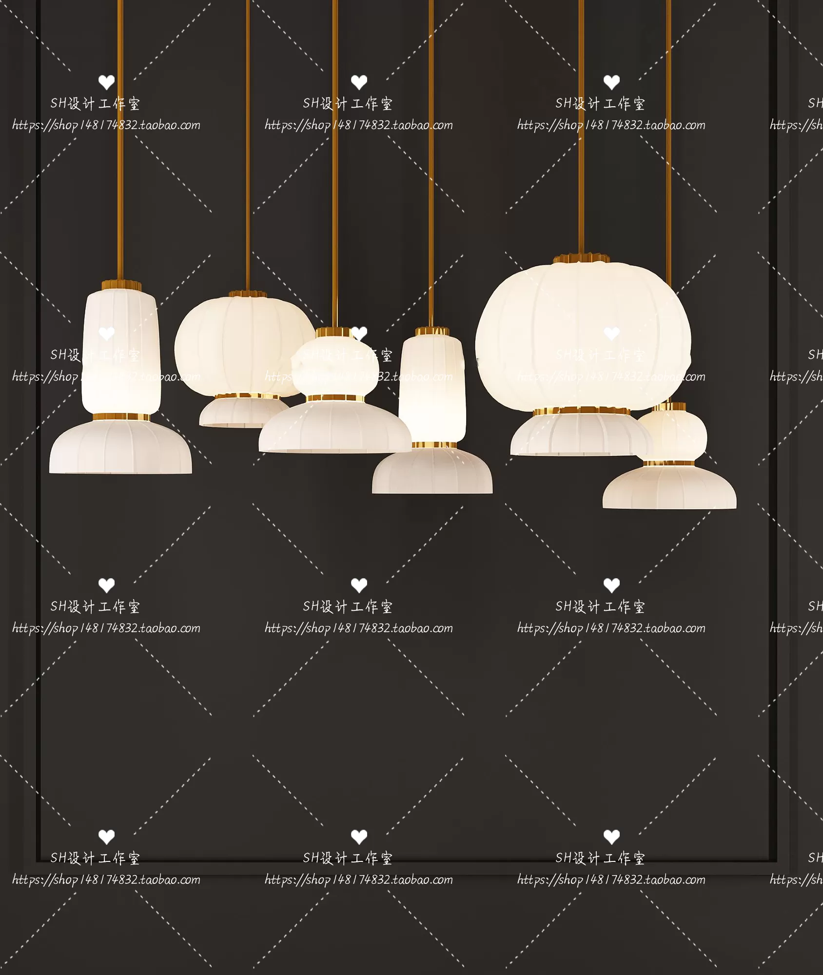 Lights – Chandelier 3D Models – 0857