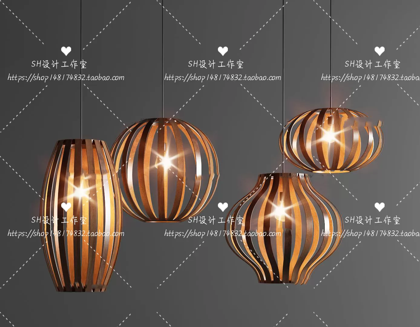 Lights – Chandelier 3D Models – 0861