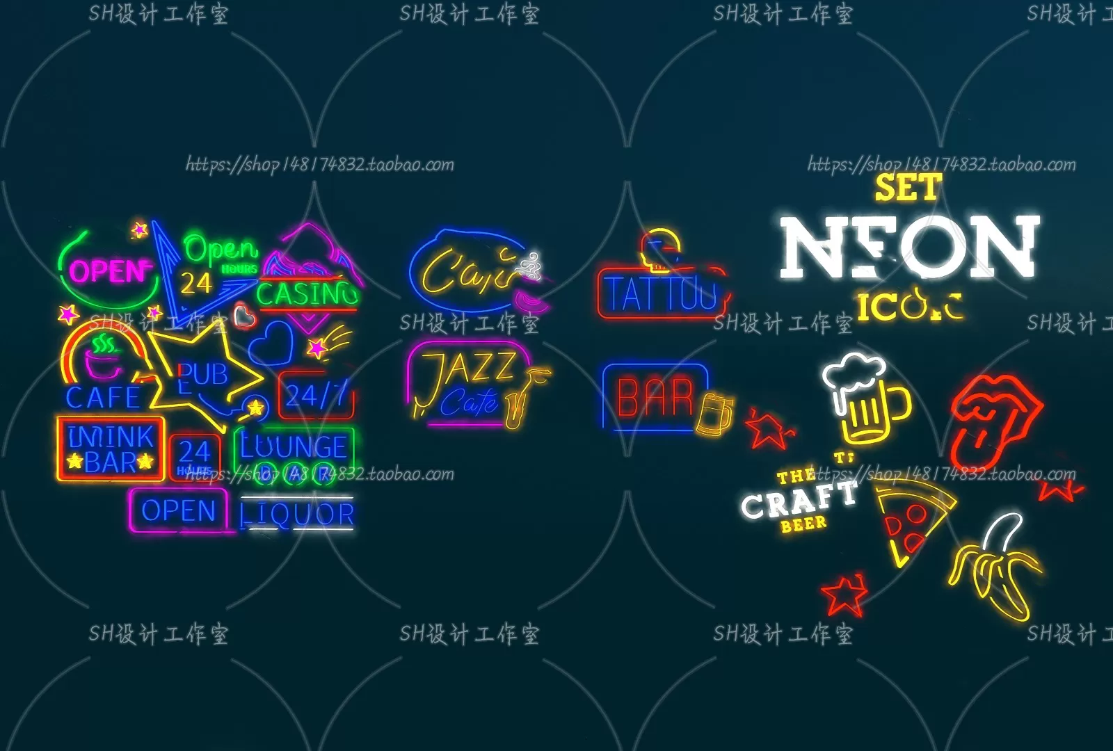 Neon Tube Light – 3D Models – 0015