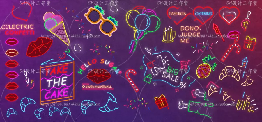 Neon Tube Light – 3D Models – 0018