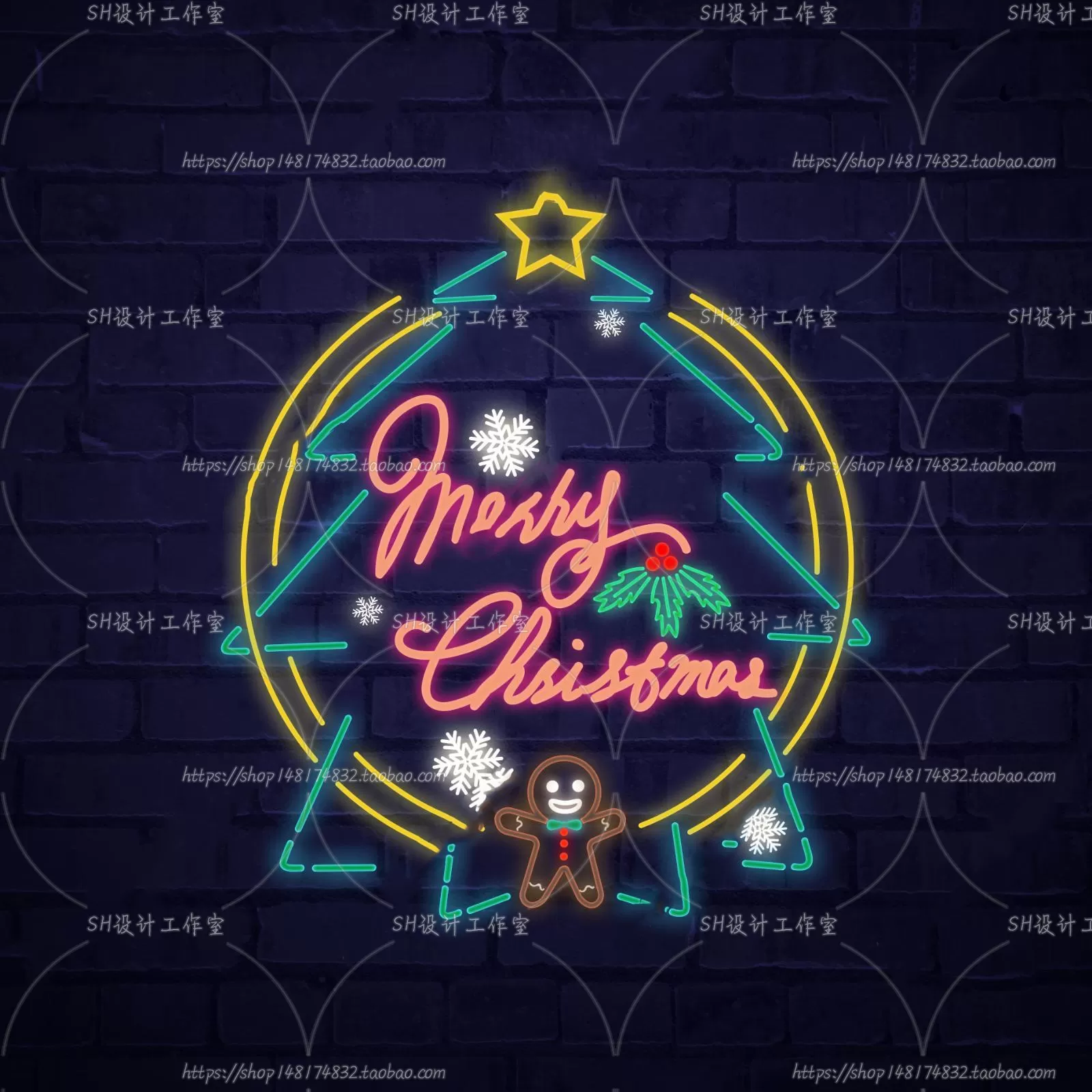 Neon Tube Light – 3D Models – 0021 Neon Tube Light – 3D Models – 0021