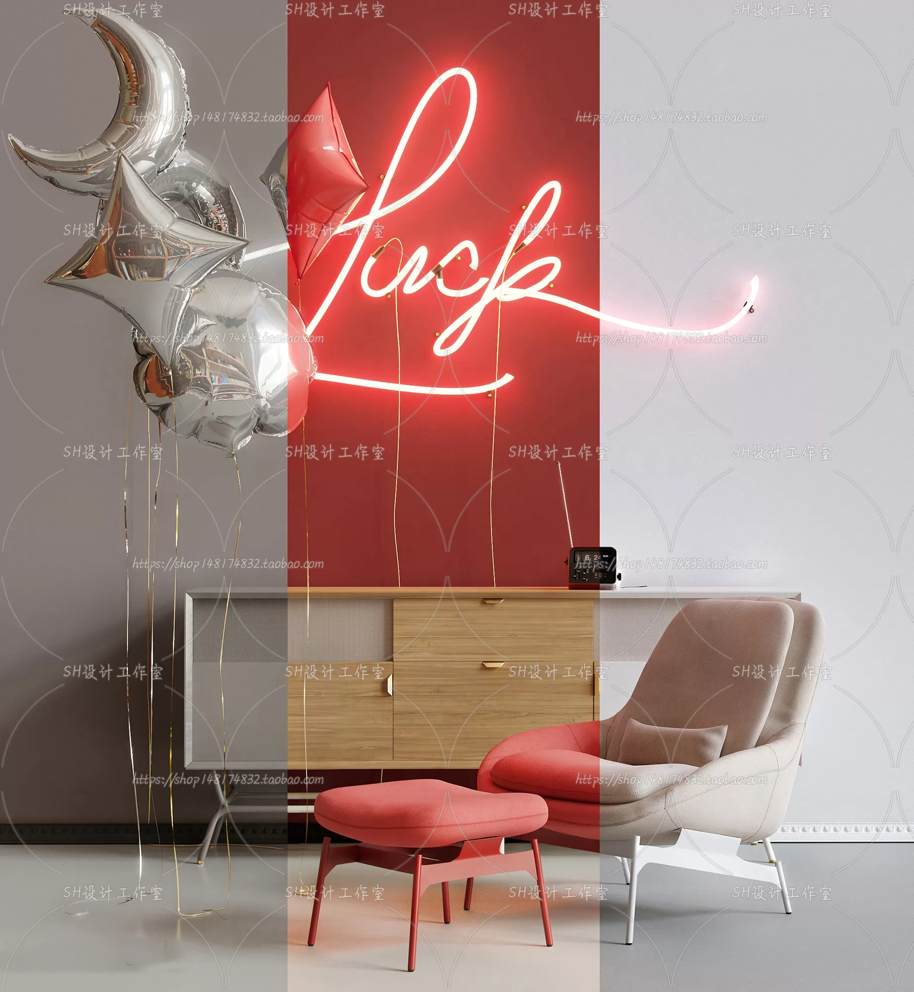 Neon Tube Light – 3D Models – 0025 Neon Tube Light – 3D Models – 0025