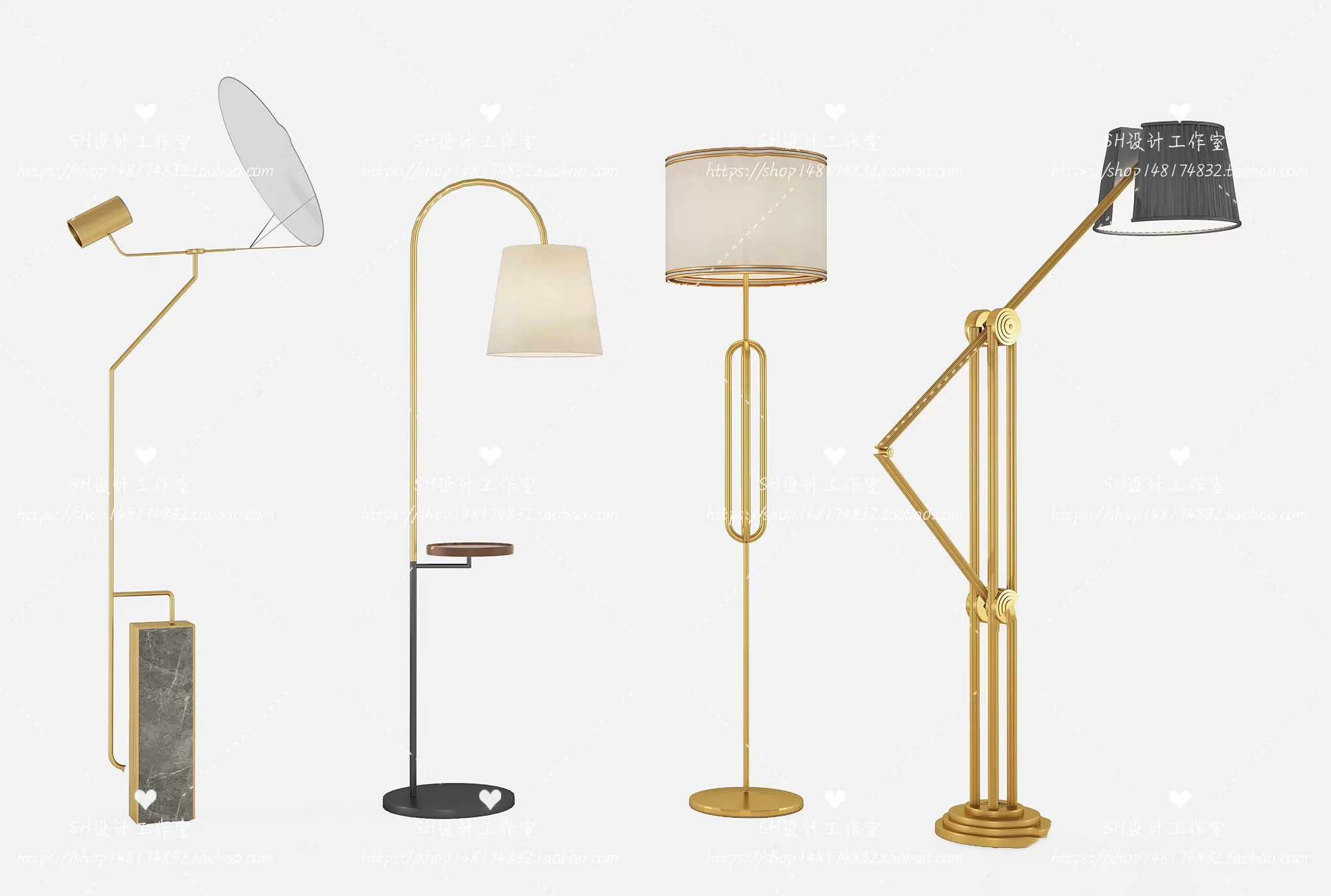 Floor Lamps – 3D Models – 0008