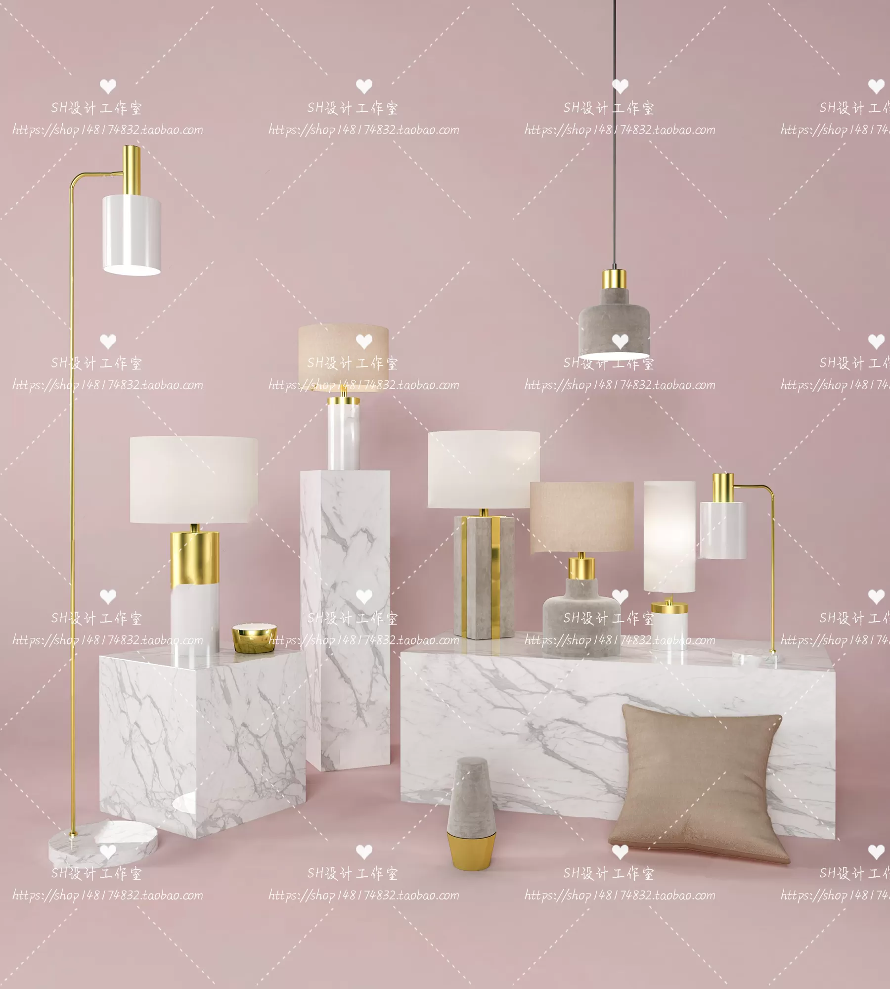 Floor Lamps – 3D Models – 0021