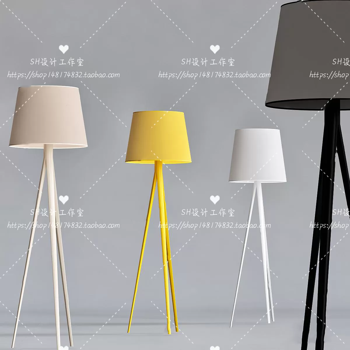 Floor Lamps – 3D Models – 0028