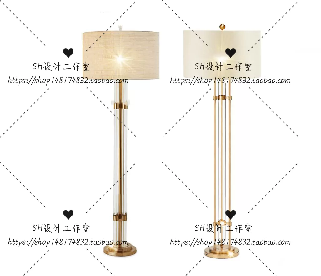 Floor Lamps – 3D Models – 0032