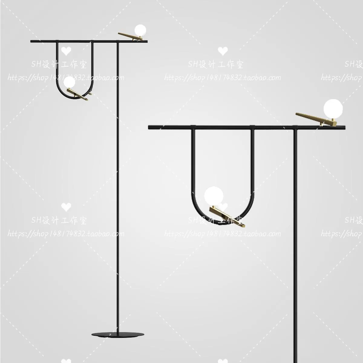 Floor Lamps – 3D Models – 0035