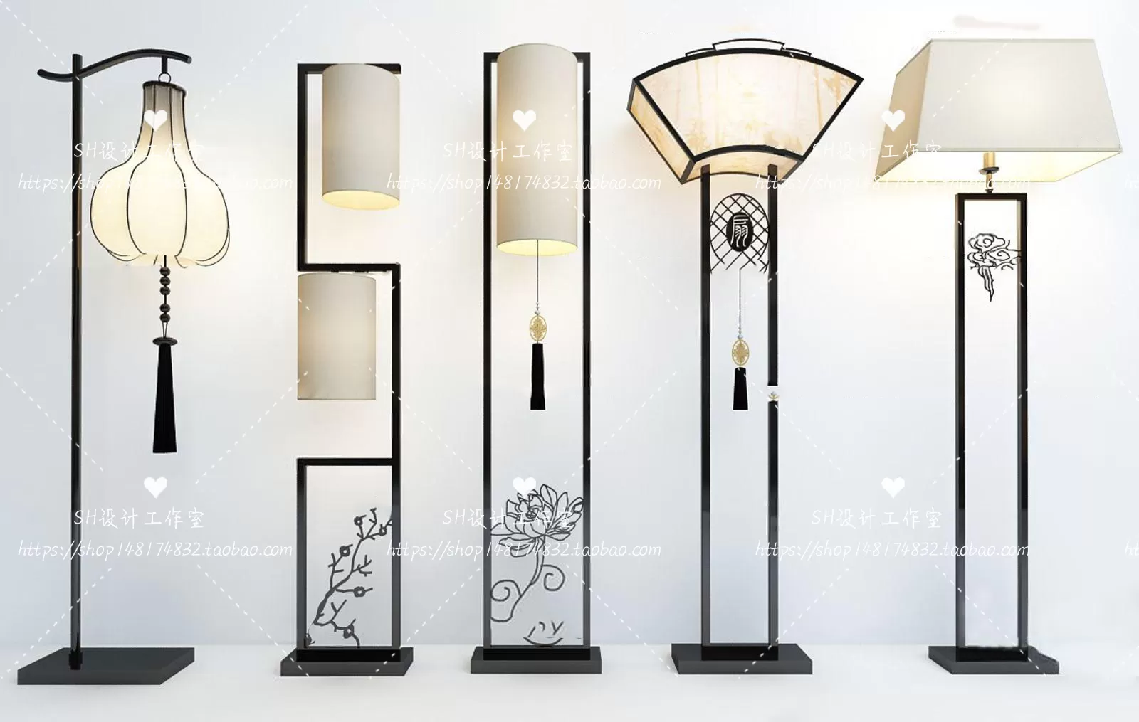 Floor Lamps – 3D Models – 0071
