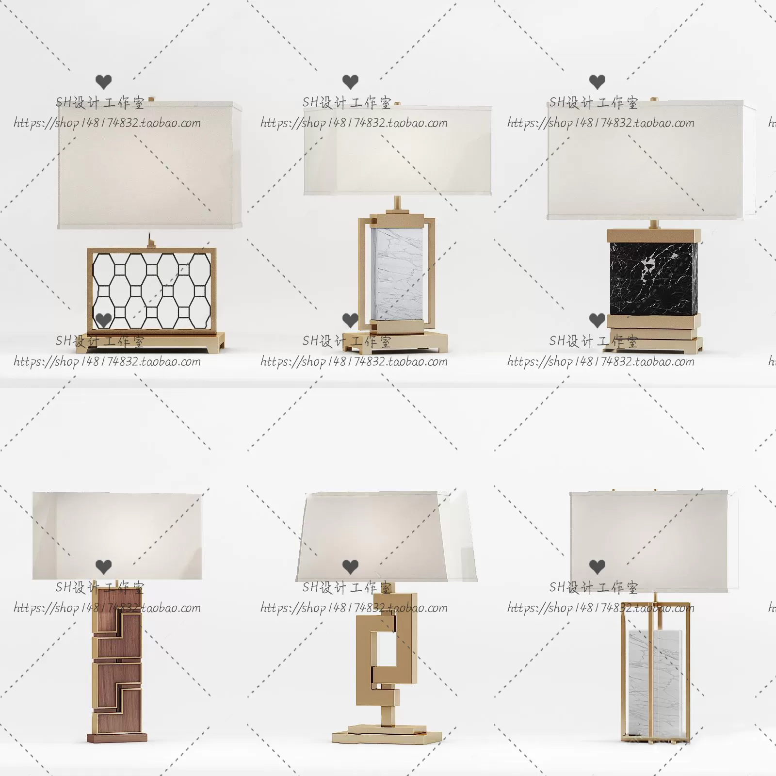 Table Lamps – 3D Models – 0001