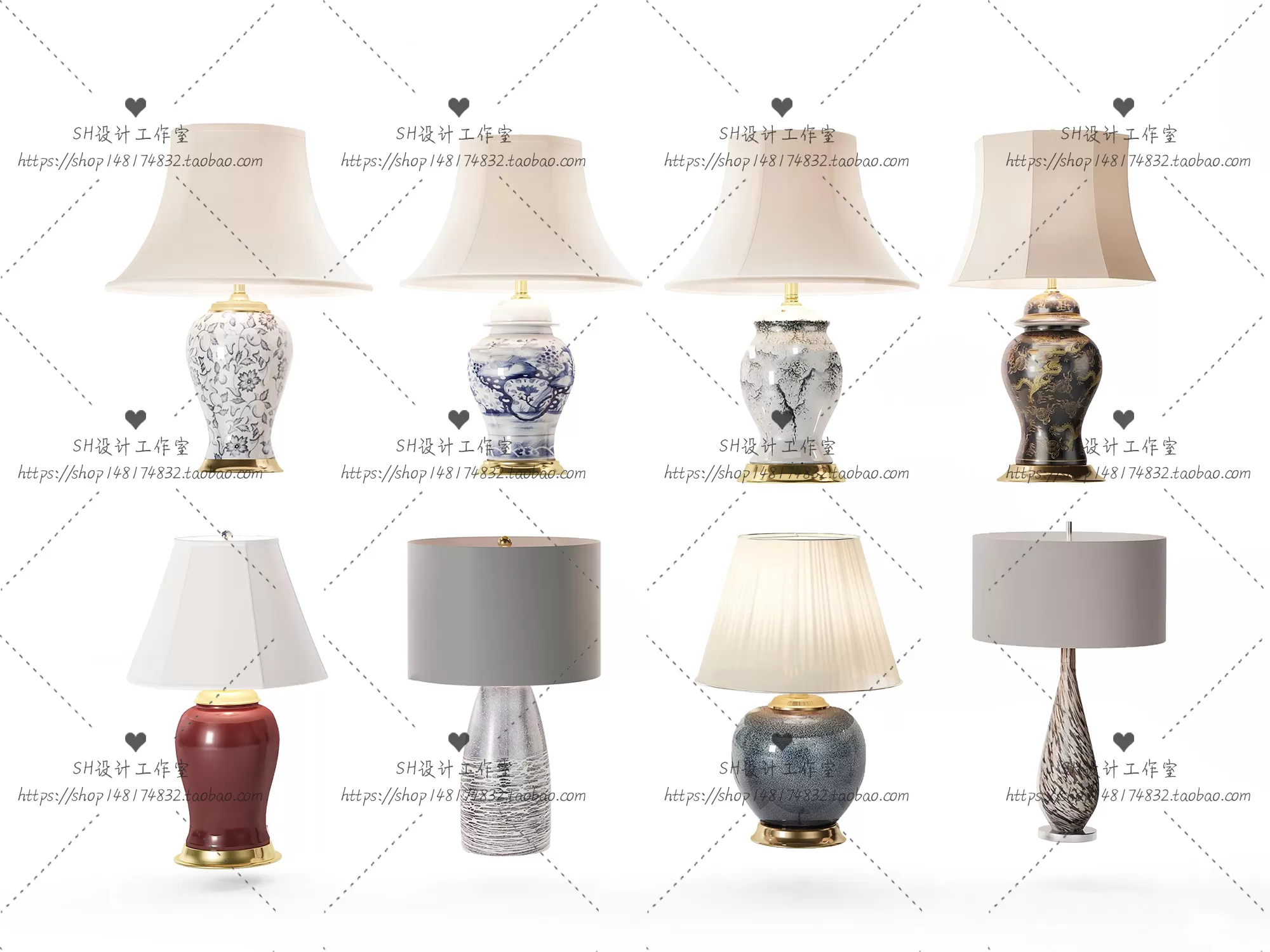 Table Lamps – 3D Models – 0009