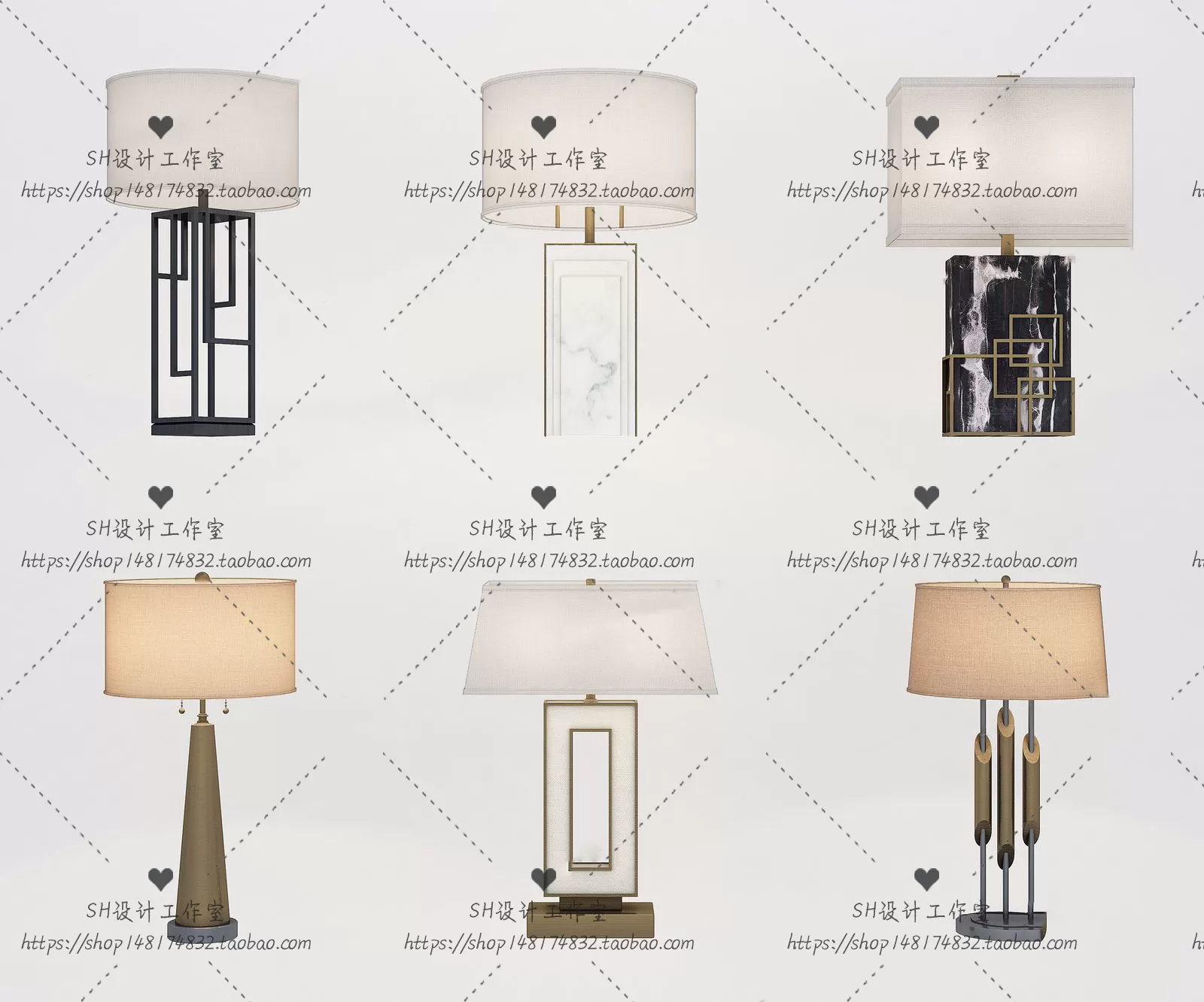 Table Lamps – 3D Models – 0010