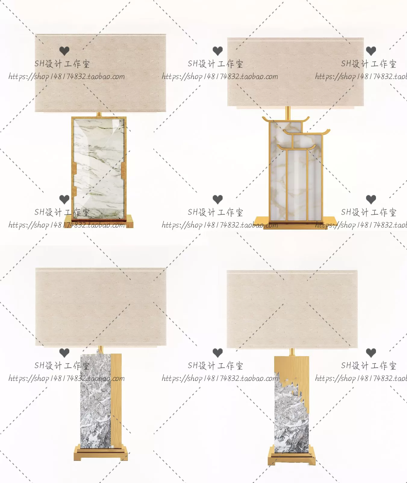 Table Lamps – 3D Models – 0015