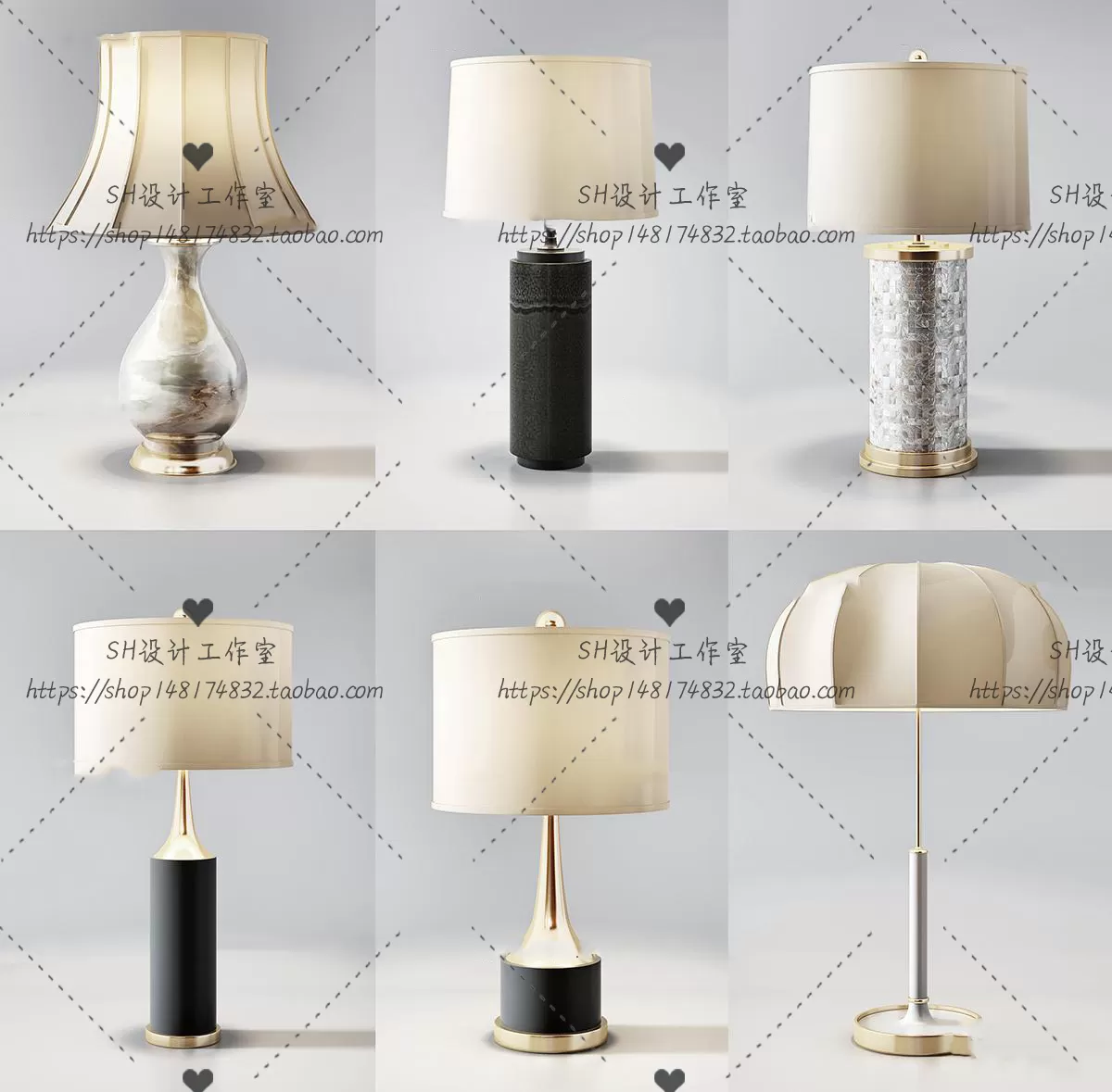 Table Lamps – 3D Models – 0021