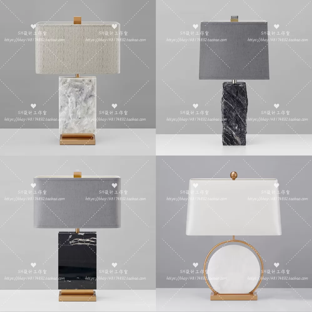 Table Lamps – 3D Models – 0032