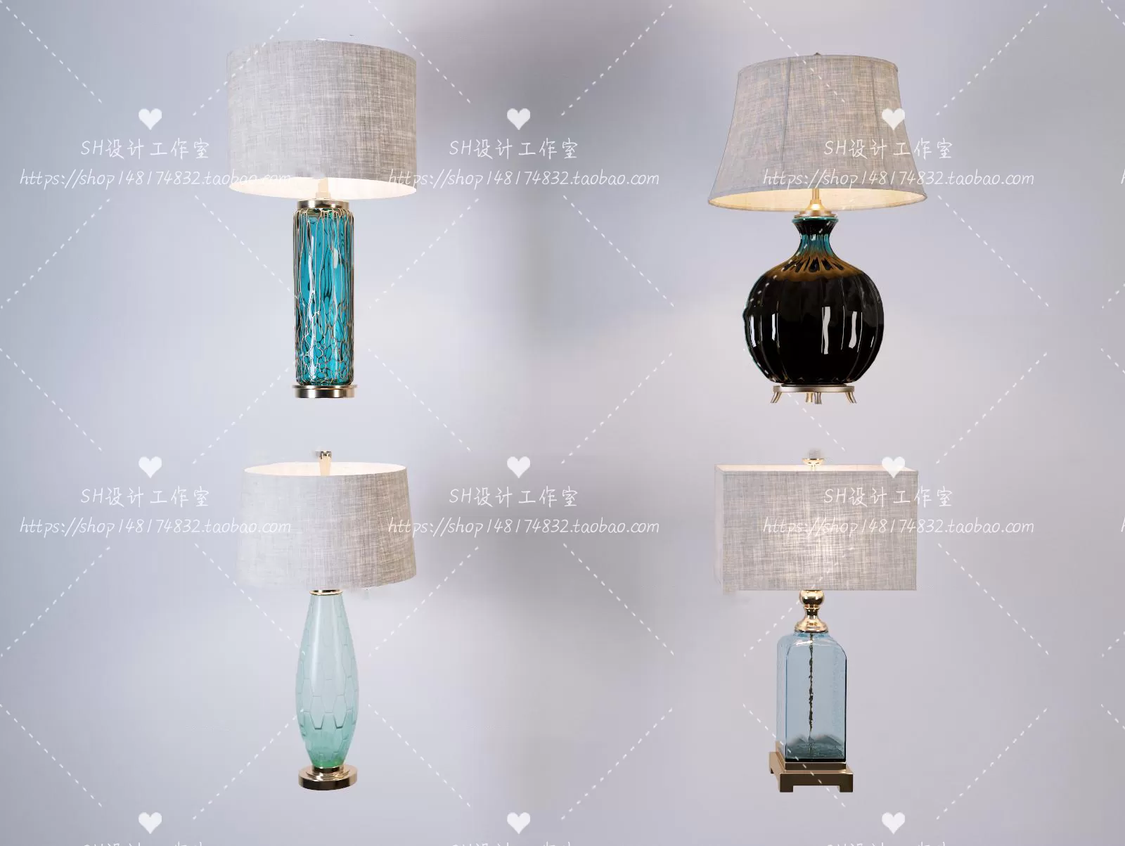 Table Lamps – 3D Models – 0036