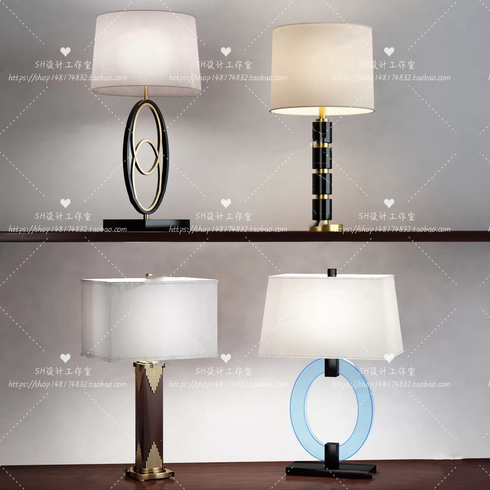 Table Lamps – 3D Models – 0038