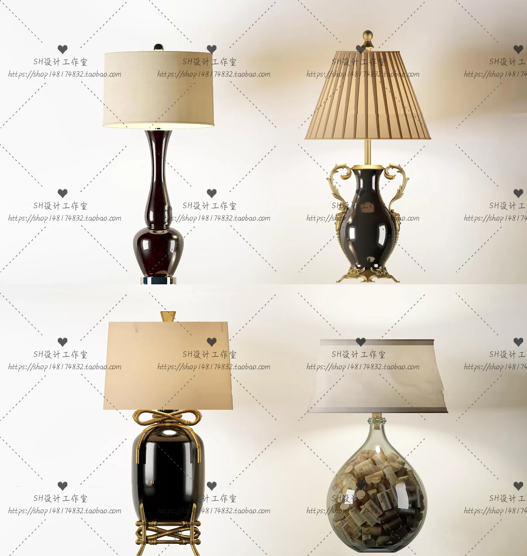 Table Lamps – 3D Models – 0041