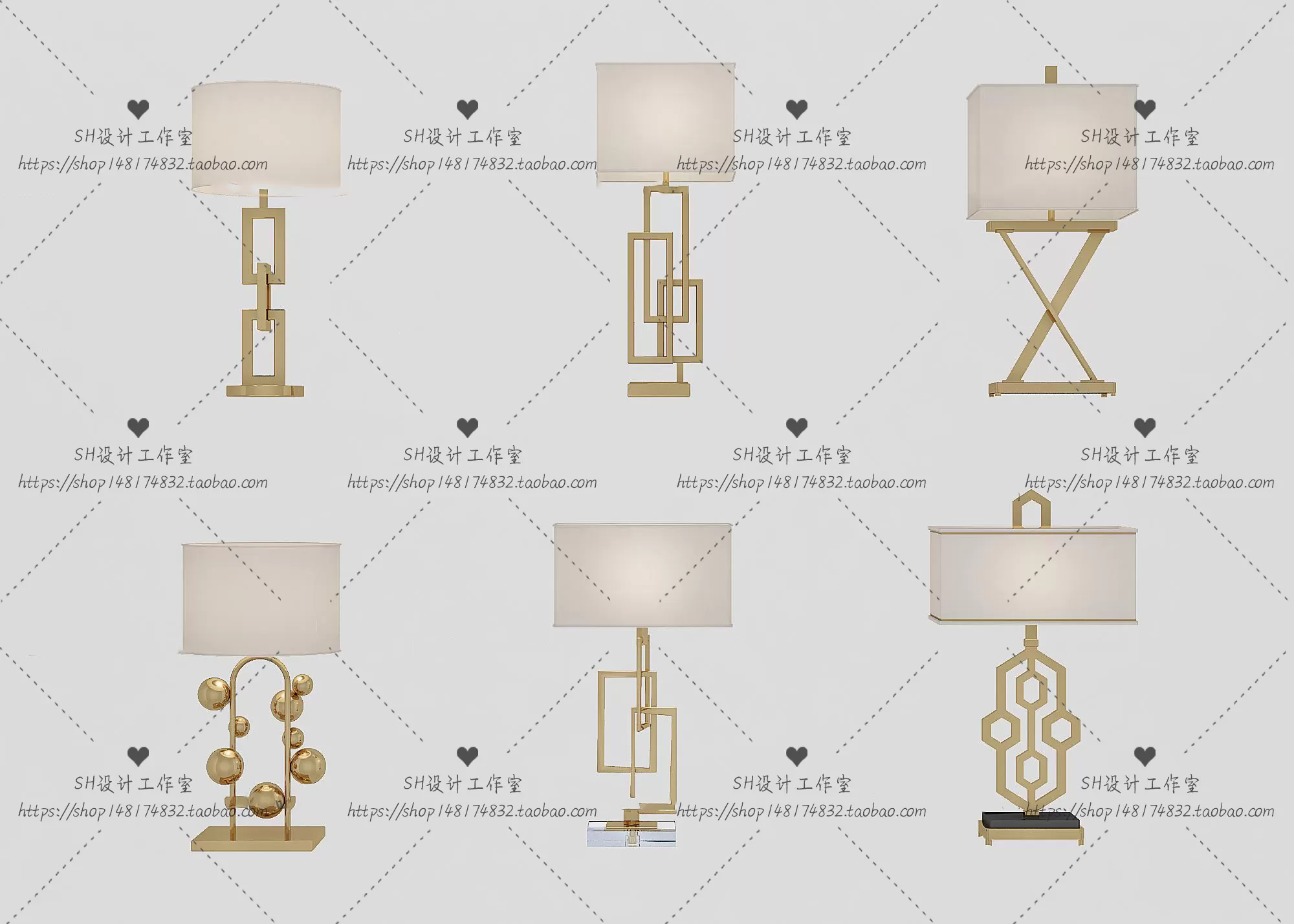 Table Lamps – 3D Models – 0045