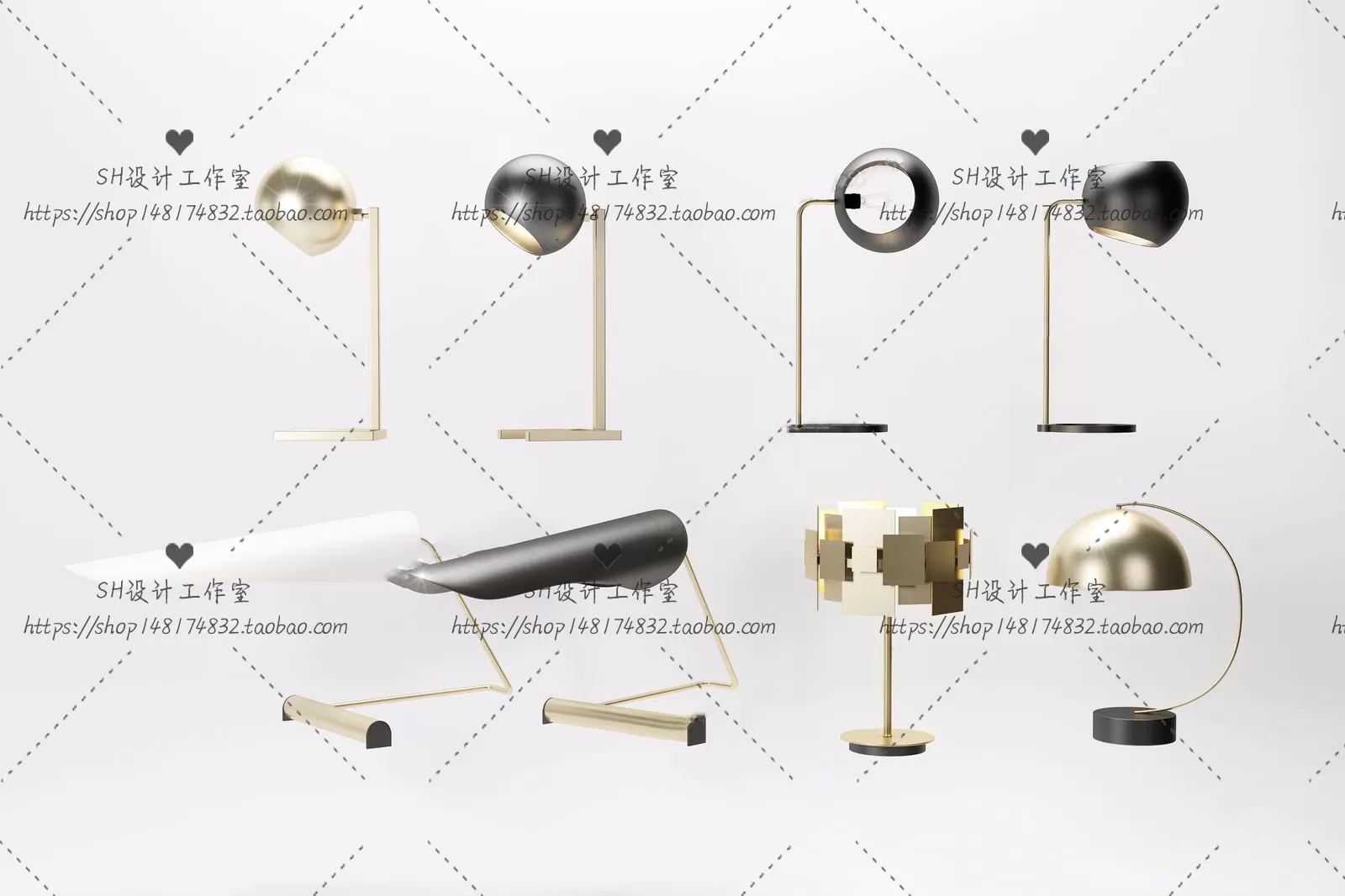 Table Lamps – 3D Models – 0049